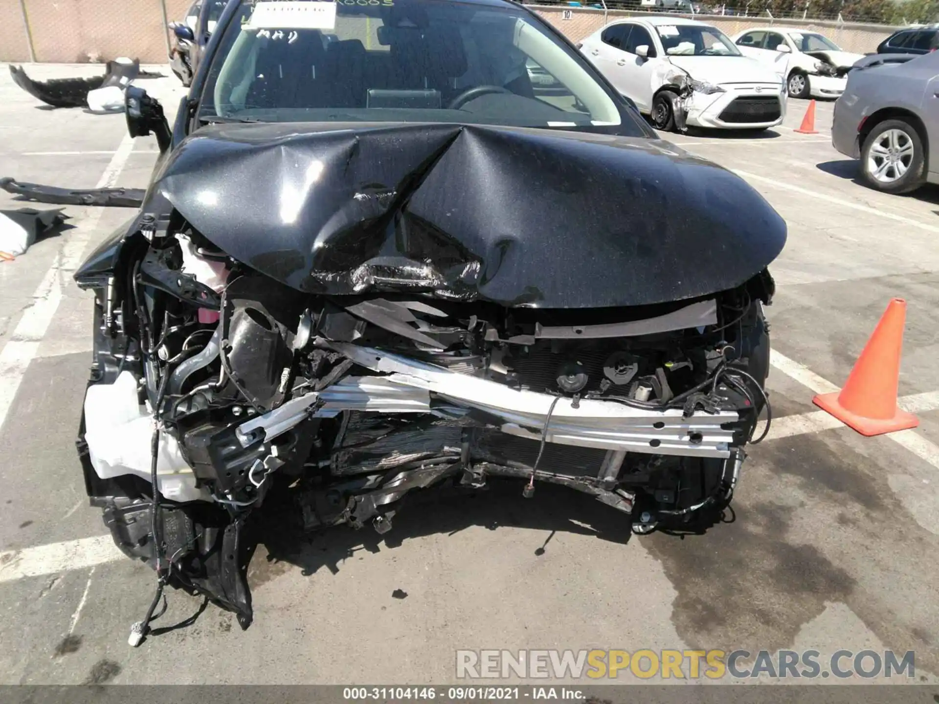 6 Photograph of a damaged car JTDEAMDE9MJ024863 TOYOTA COROLLA 2021