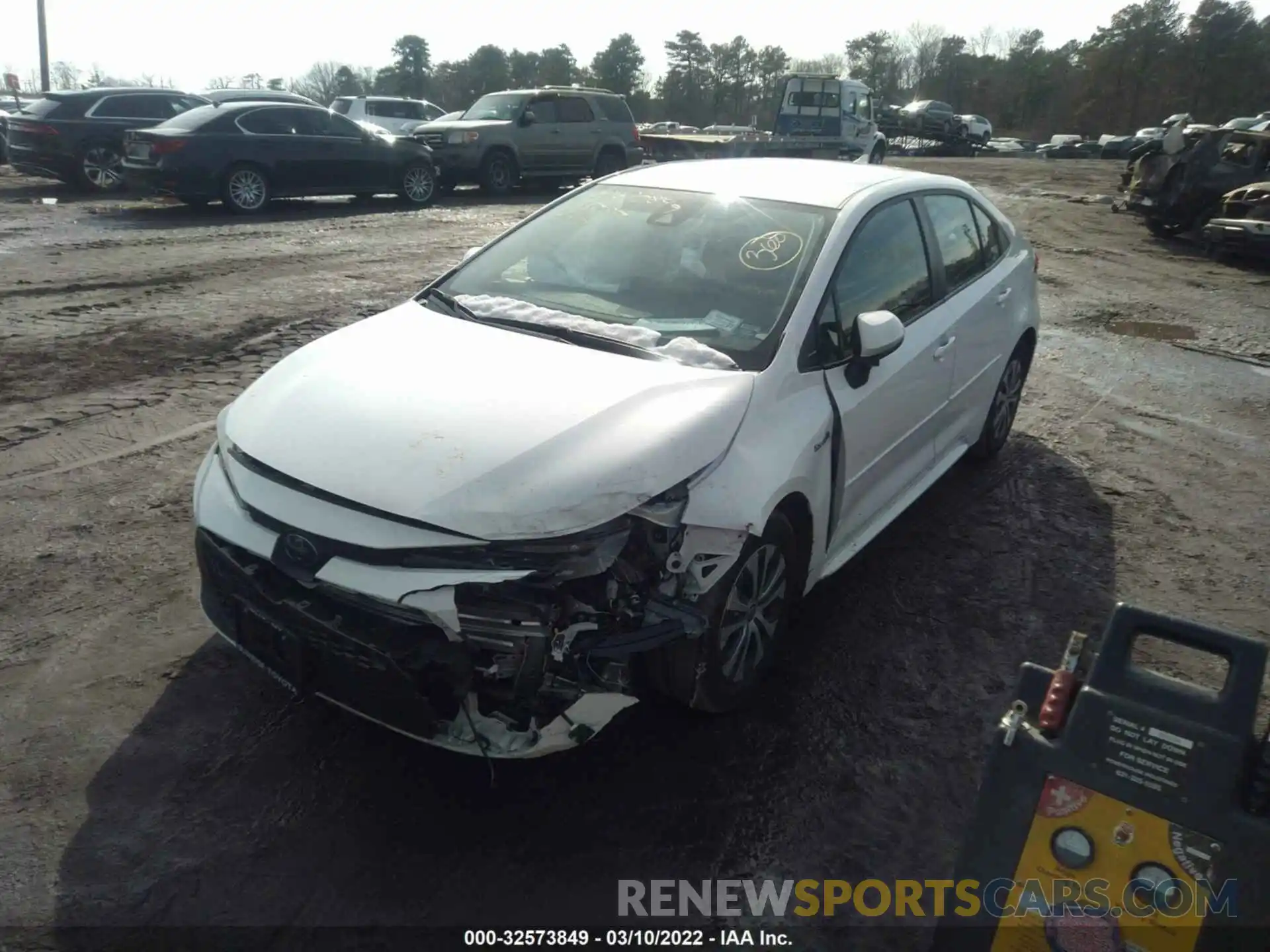 6 Photograph of a damaged car JTDEAMDE9MJ025379 TOYOTA COROLLA 2021