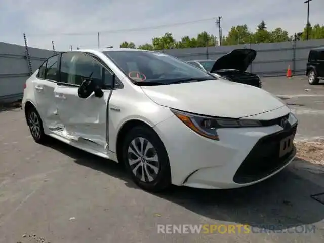 1 Photograph of a damaged car JTDEAMDE9MJ030484 TOYOTA COROLLA 2021