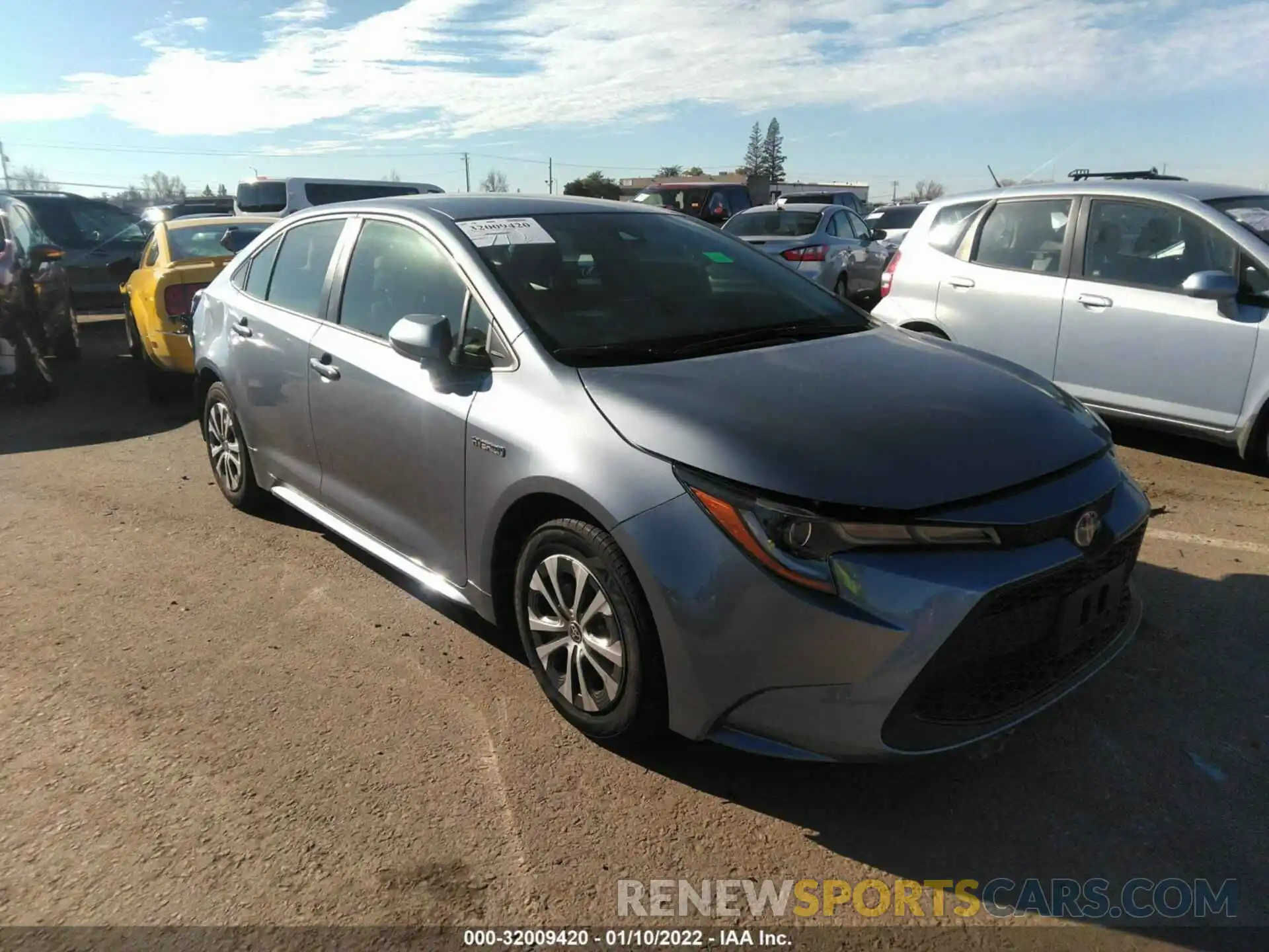 1 Photograph of a damaged car JTDEAMDE9MJ031246 TOYOTA COROLLA 2021