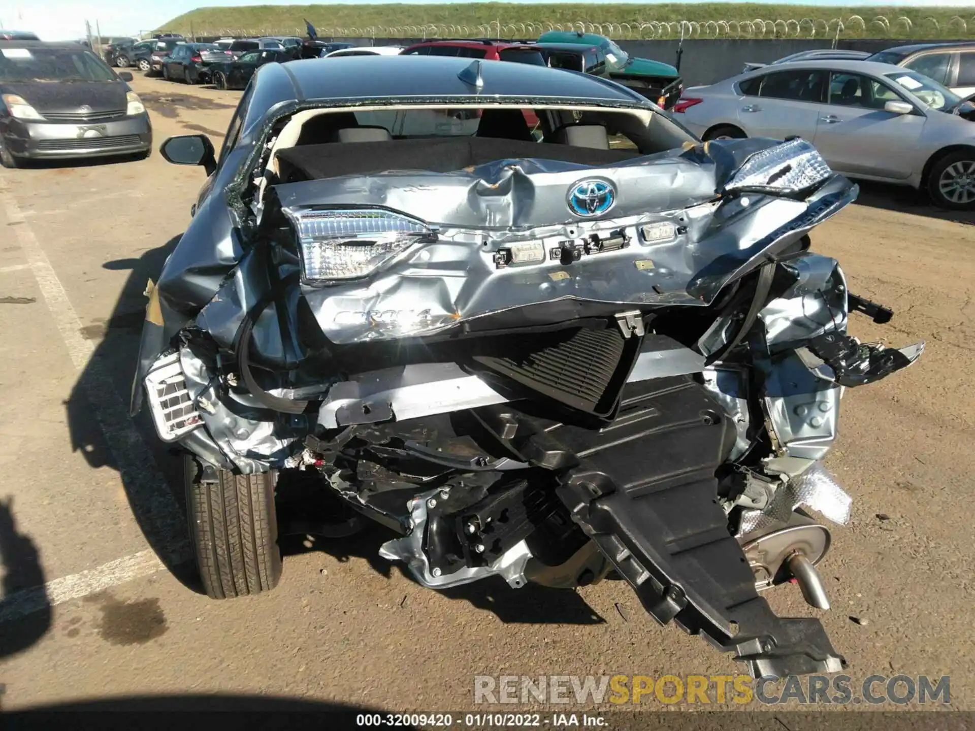 6 Photograph of a damaged car JTDEAMDE9MJ031246 TOYOTA COROLLA 2021