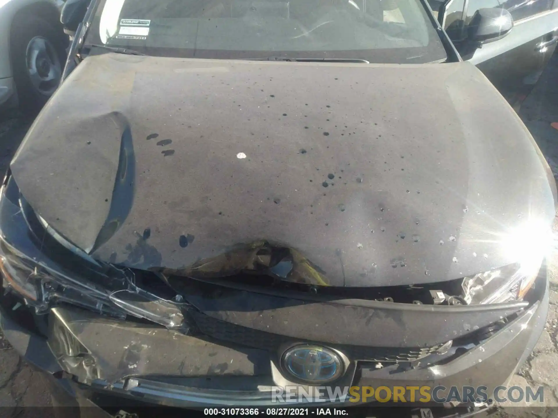 10 Photograph of a damaged car JTDEAMDE9MJ031554 TOYOTA COROLLA 2021