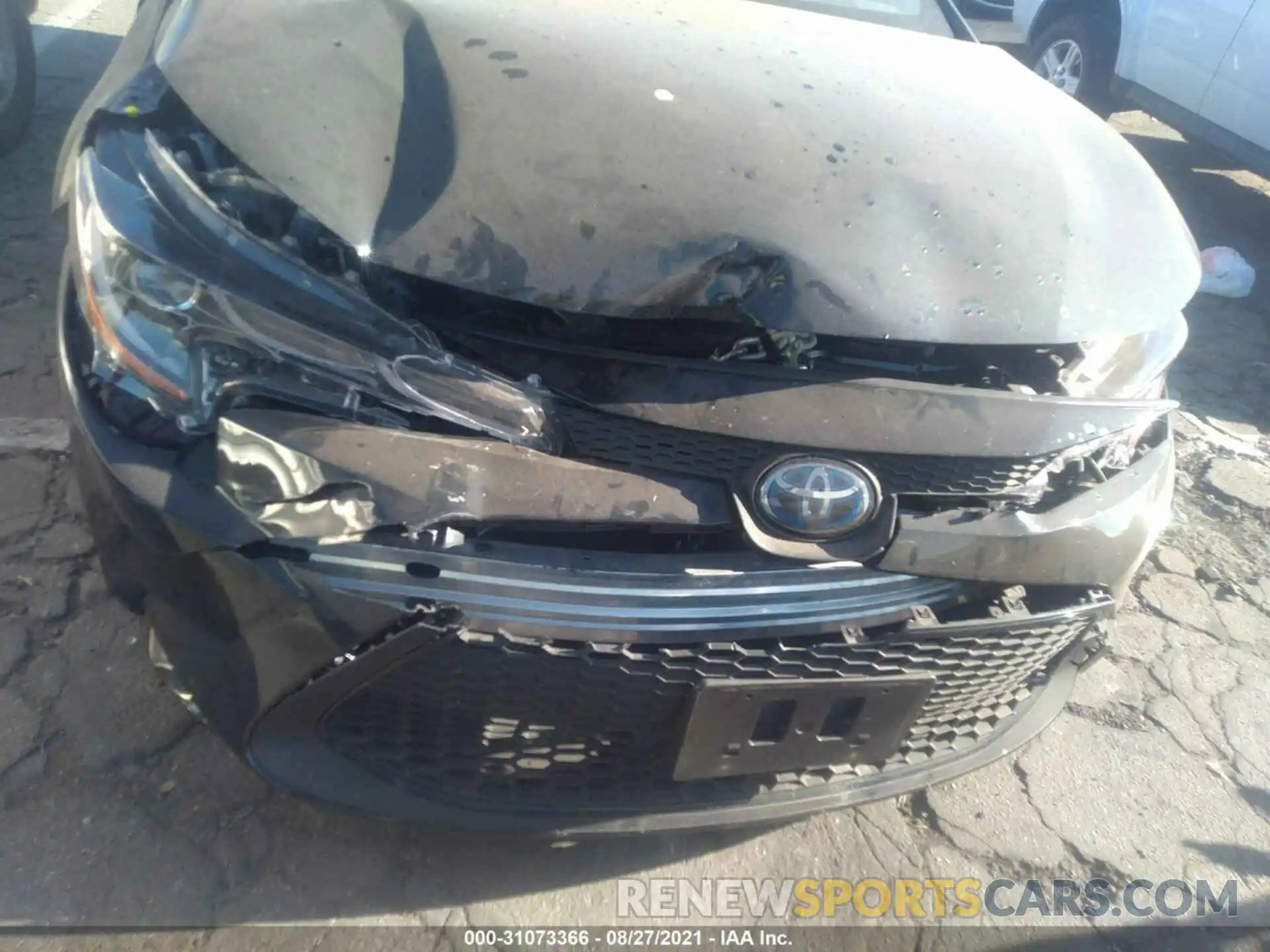 6 Photograph of a damaged car JTDEAMDE9MJ031554 TOYOTA COROLLA 2021