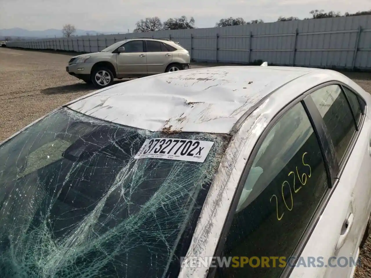 9 Photograph of a damaged car JTDEAMDE9MJ031781 TOYOTA COROLLA 2021