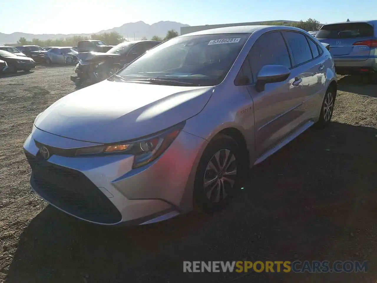 2 Photograph of a damaged car JTDEAMDEXMJ000359 TOYOTA COROLLA 2021