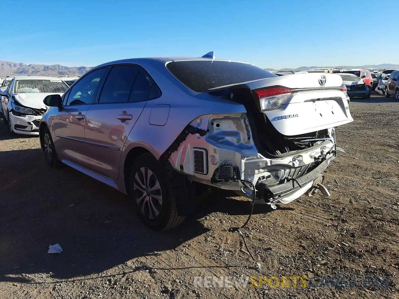 3 Photograph of a damaged car JTDEAMDEXMJ000359 TOYOTA COROLLA 2021