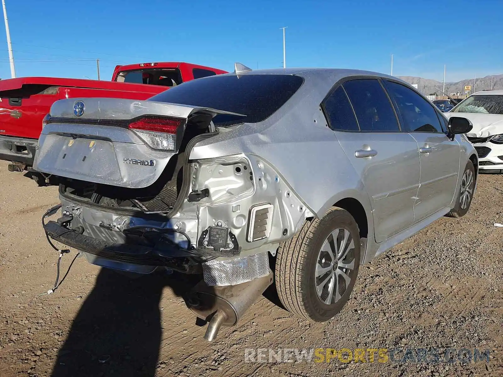 4 Photograph of a damaged car JTDEAMDEXMJ000359 TOYOTA COROLLA 2021