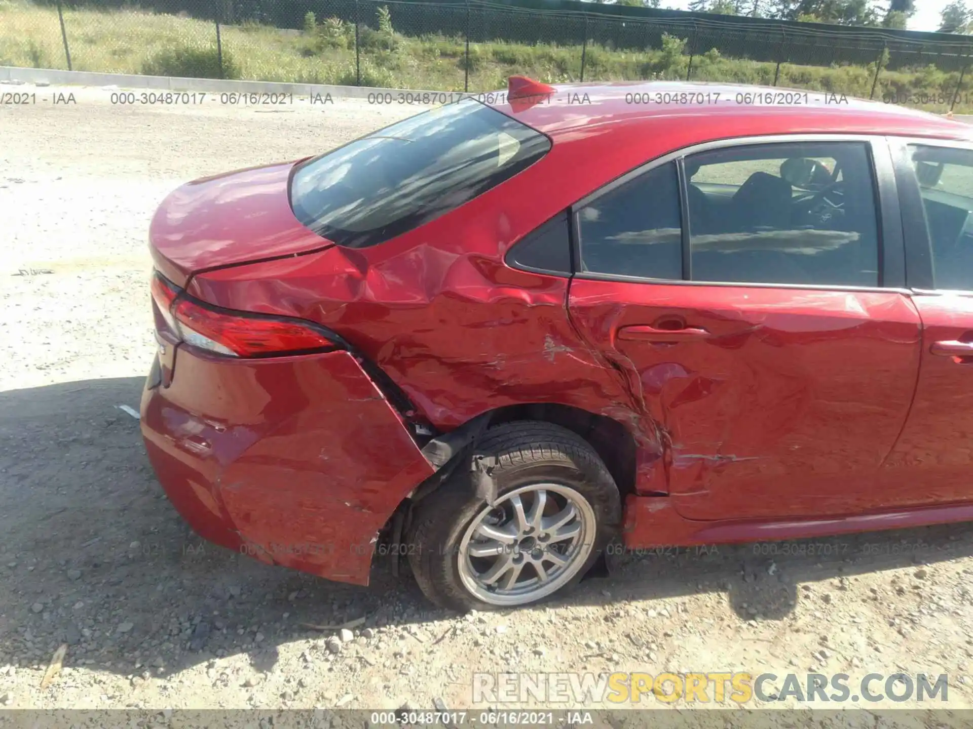 6 Photograph of a damaged car JTDEAMDEXMJ000670 TOYOTA COROLLA 2021