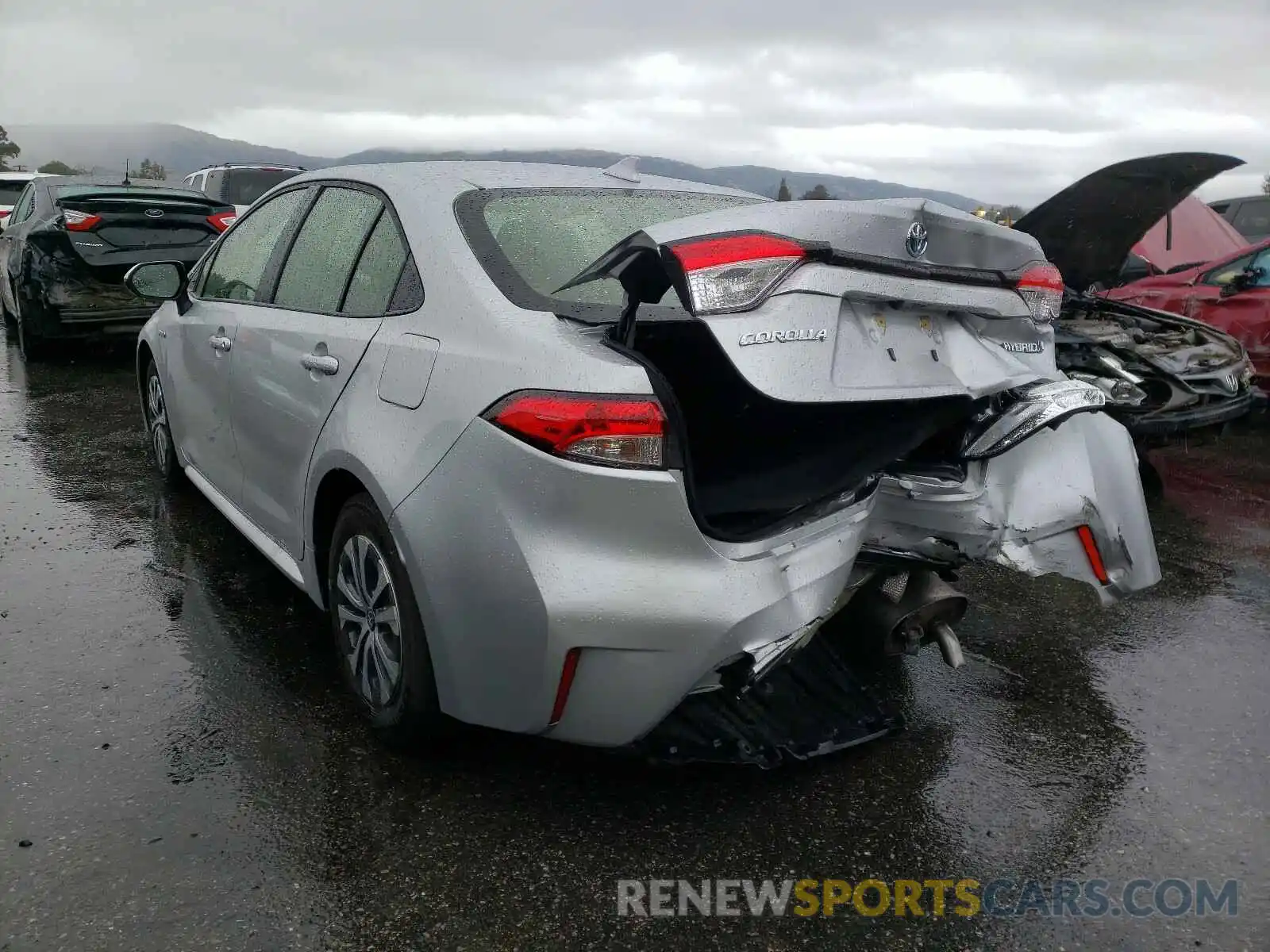 3 Photograph of a damaged car JTDEAMDEXMJ001396 TOYOTA COROLLA 2021