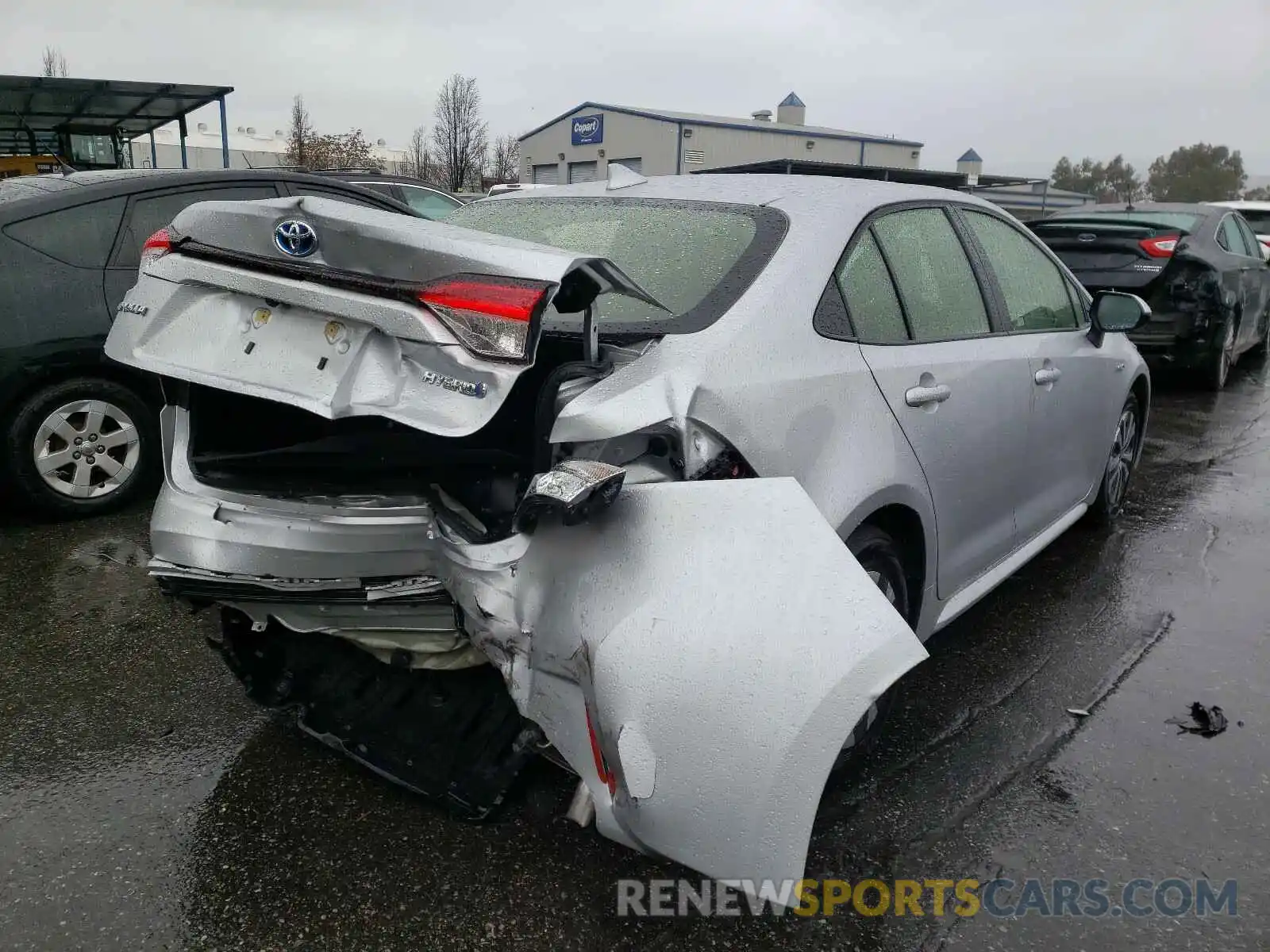 4 Photograph of a damaged car JTDEAMDEXMJ001396 TOYOTA COROLLA 2021