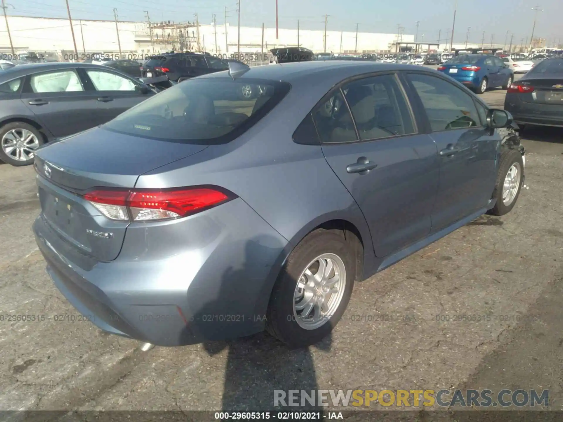 4 Photograph of a damaged car JTDEAMDEXMJ001432 TOYOTA COROLLA 2021