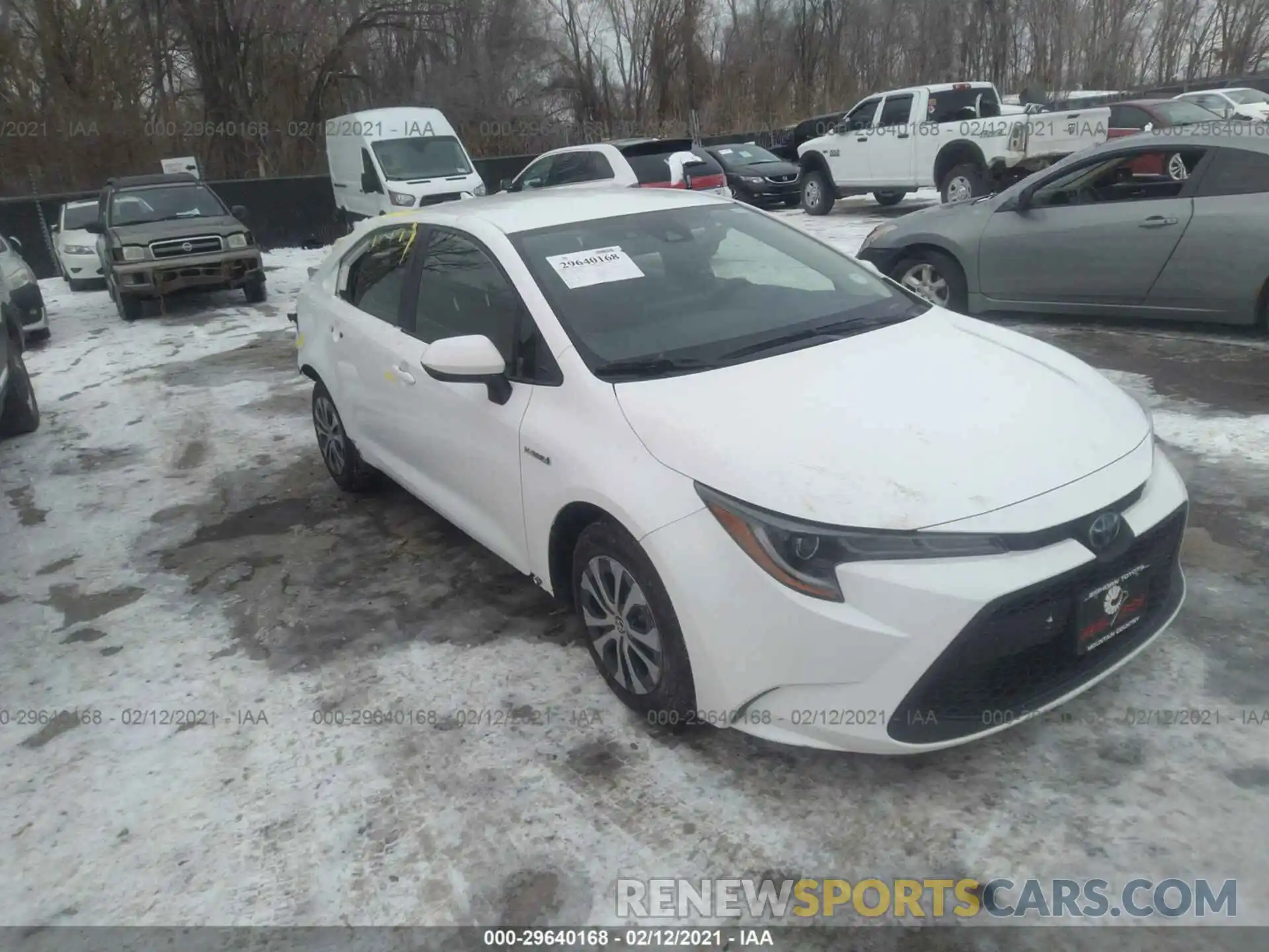 1 Photograph of a damaged car JTDEAMDEXMJ003732 TOYOTA COROLLA 2021