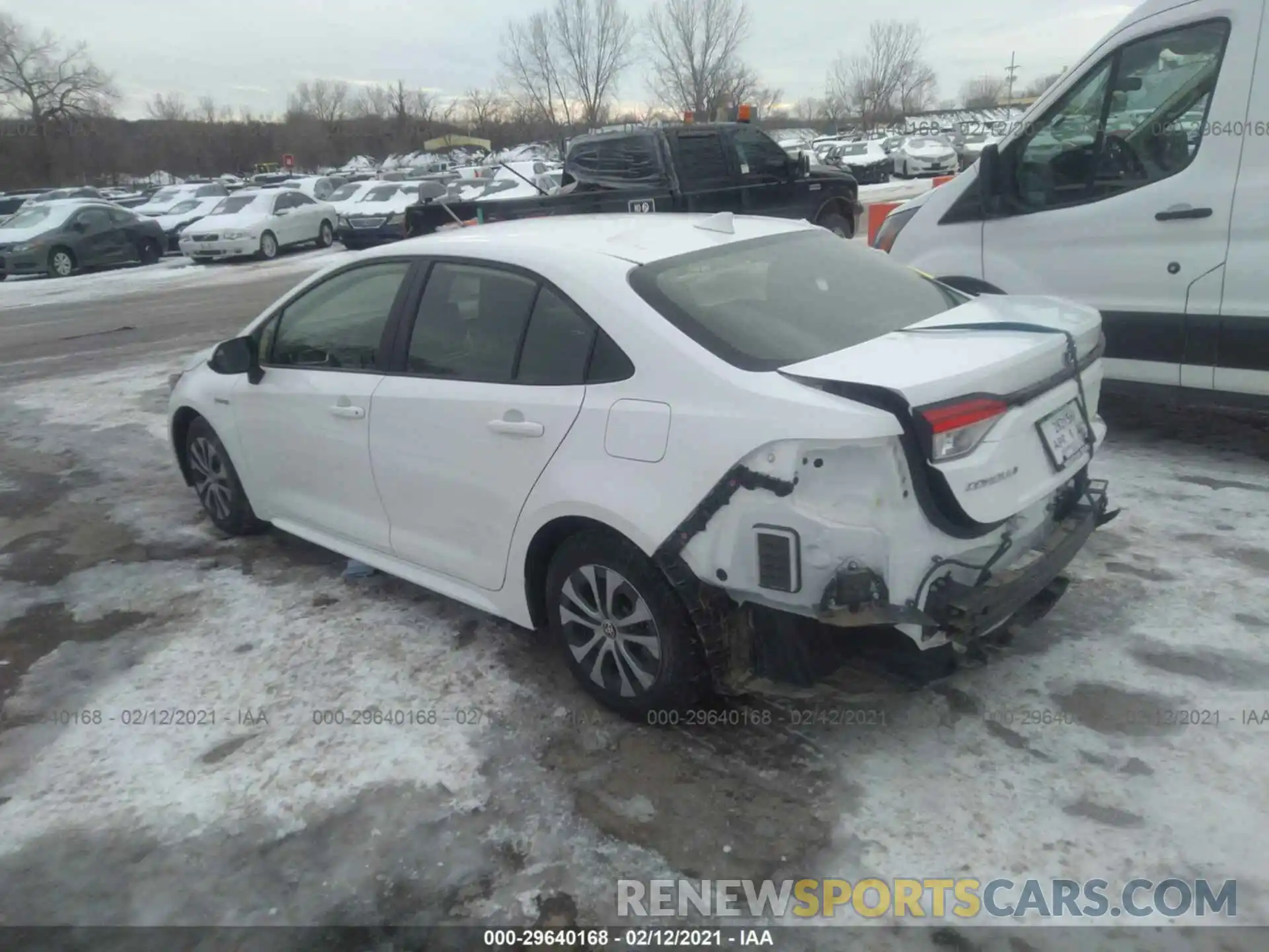 3 Photograph of a damaged car JTDEAMDEXMJ003732 TOYOTA COROLLA 2021