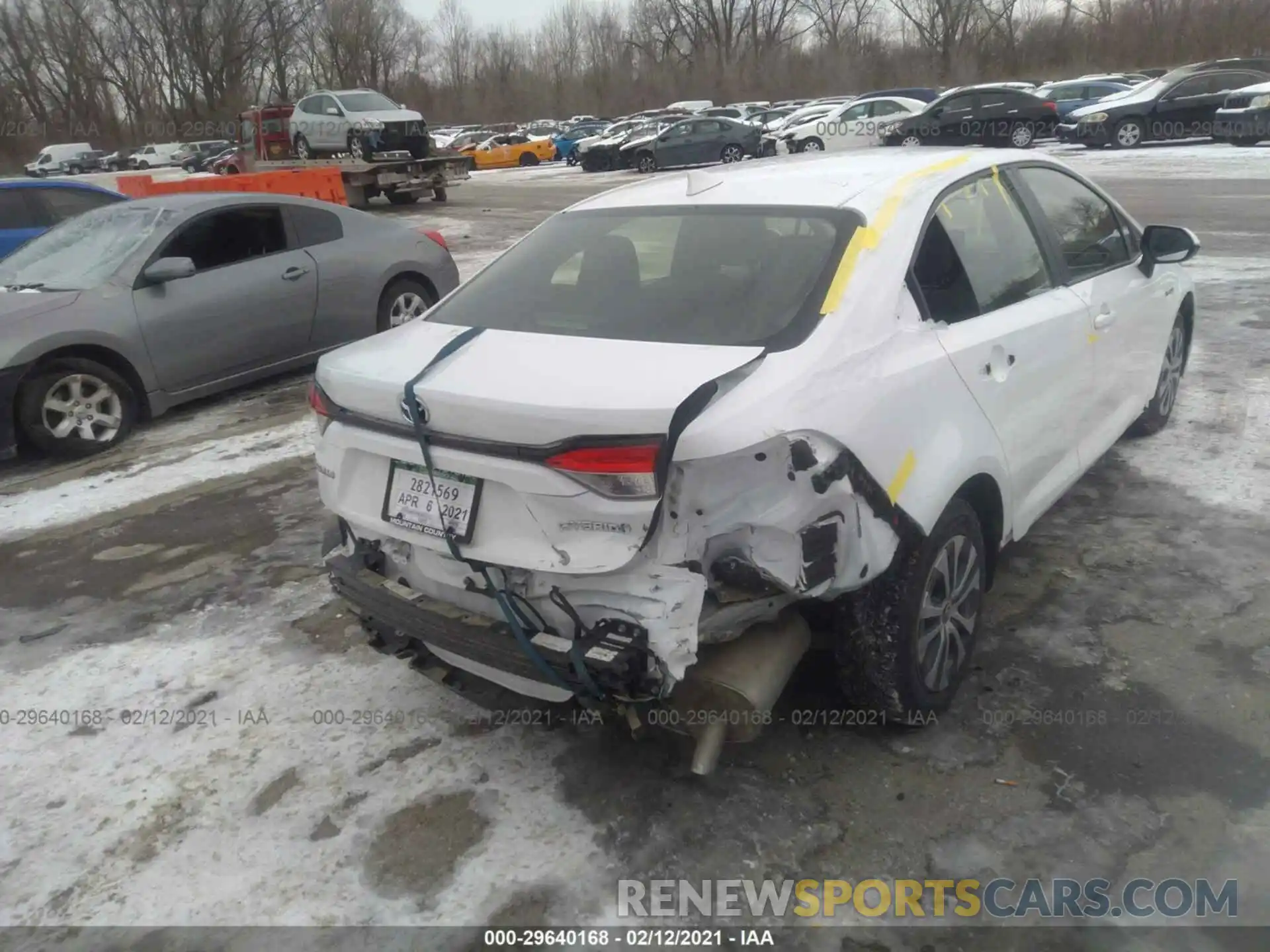 6 Photograph of a damaged car JTDEAMDEXMJ003732 TOYOTA COROLLA 2021