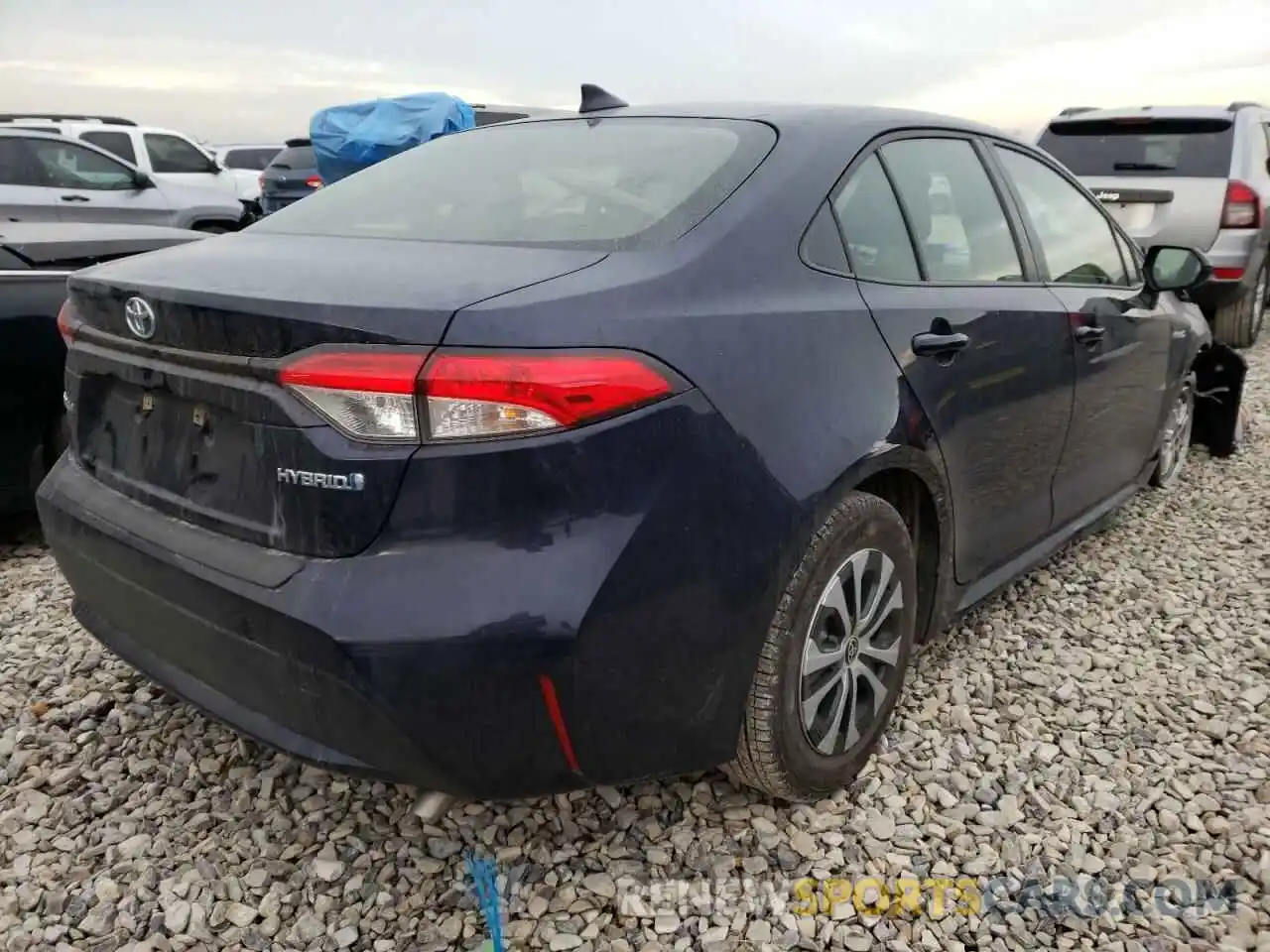 4 Photograph of a damaged car JTDEAMDEXMJ004573 TOYOTA COROLLA 2021