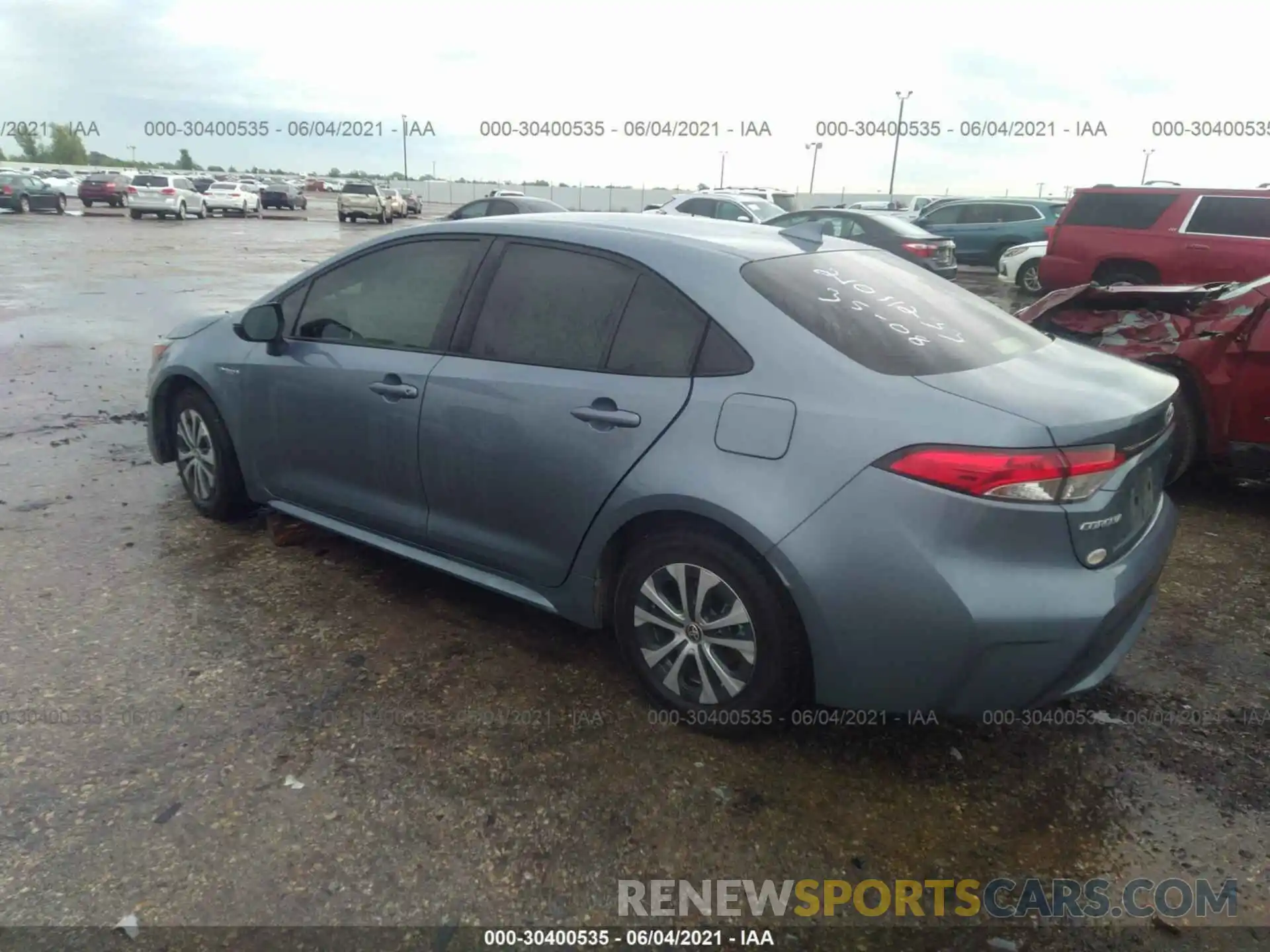 3 Photograph of a damaged car JTDEAMDEXMJ005710 TOYOTA COROLLA 2021