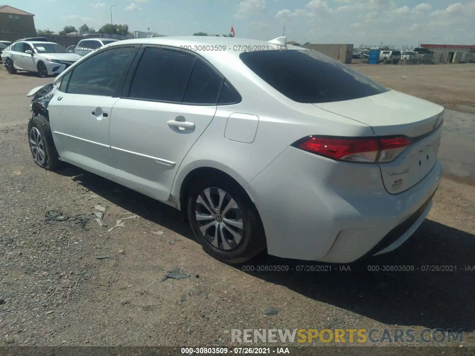 3 Photograph of a damaged car JTDEAMDEXMJ006579 TOYOTA COROLLA 2021