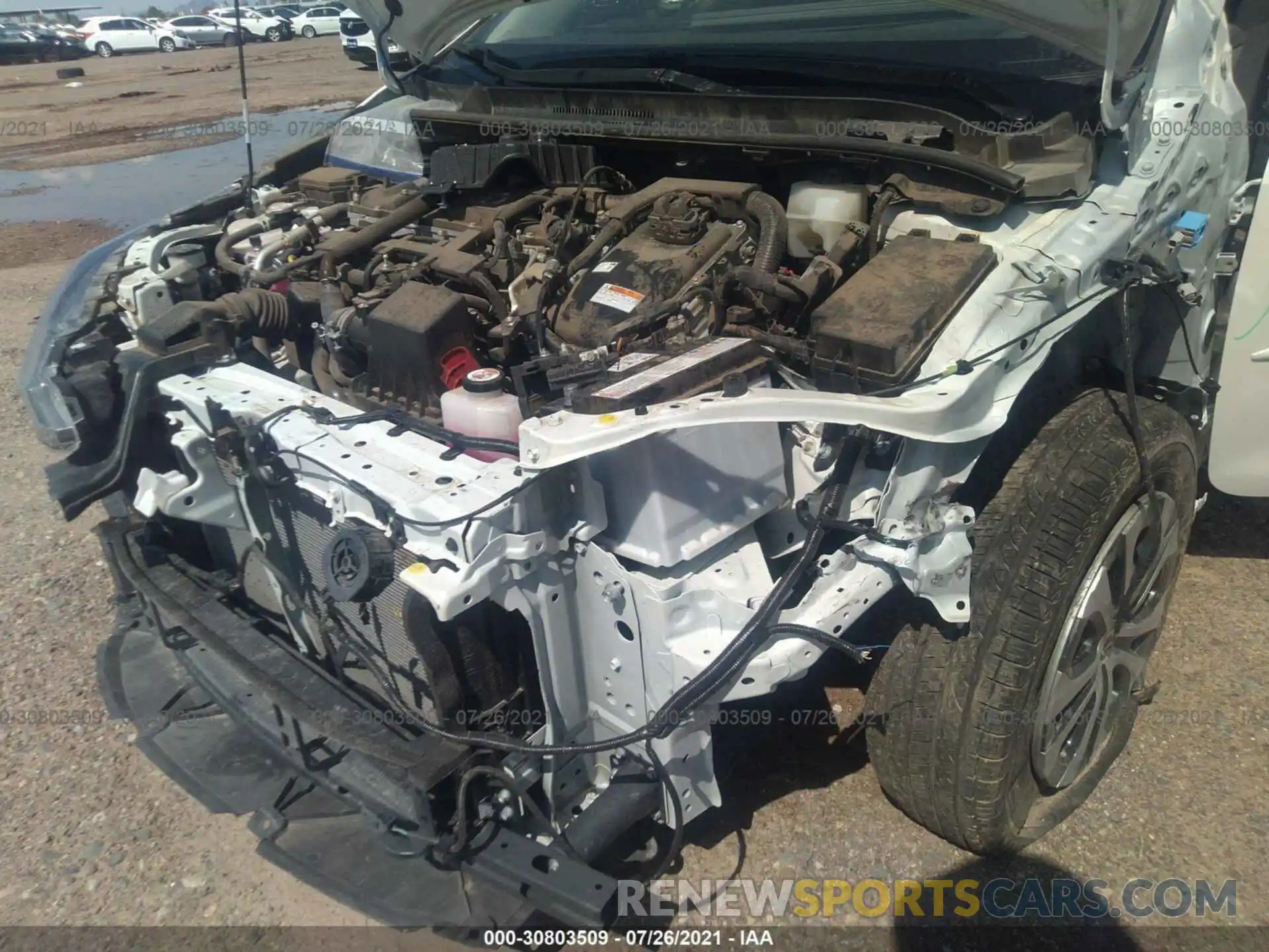 6 Photograph of a damaged car JTDEAMDEXMJ006579 TOYOTA COROLLA 2021