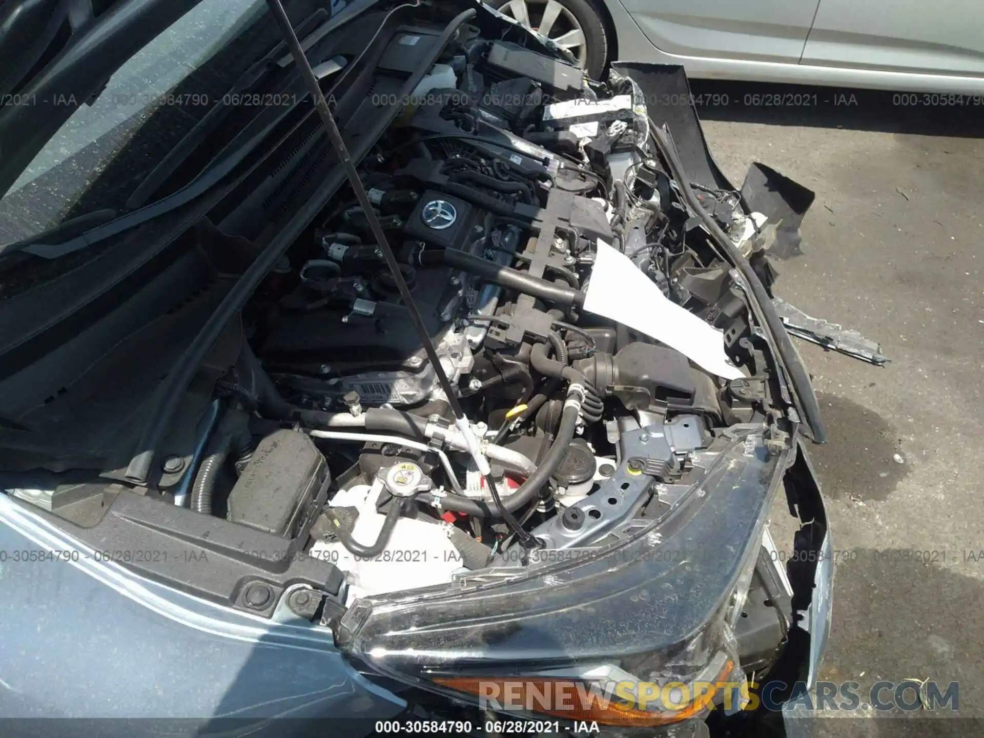 10 Photograph of a damaged car JTDEAMDEXMJ007568 TOYOTA COROLLA 2021