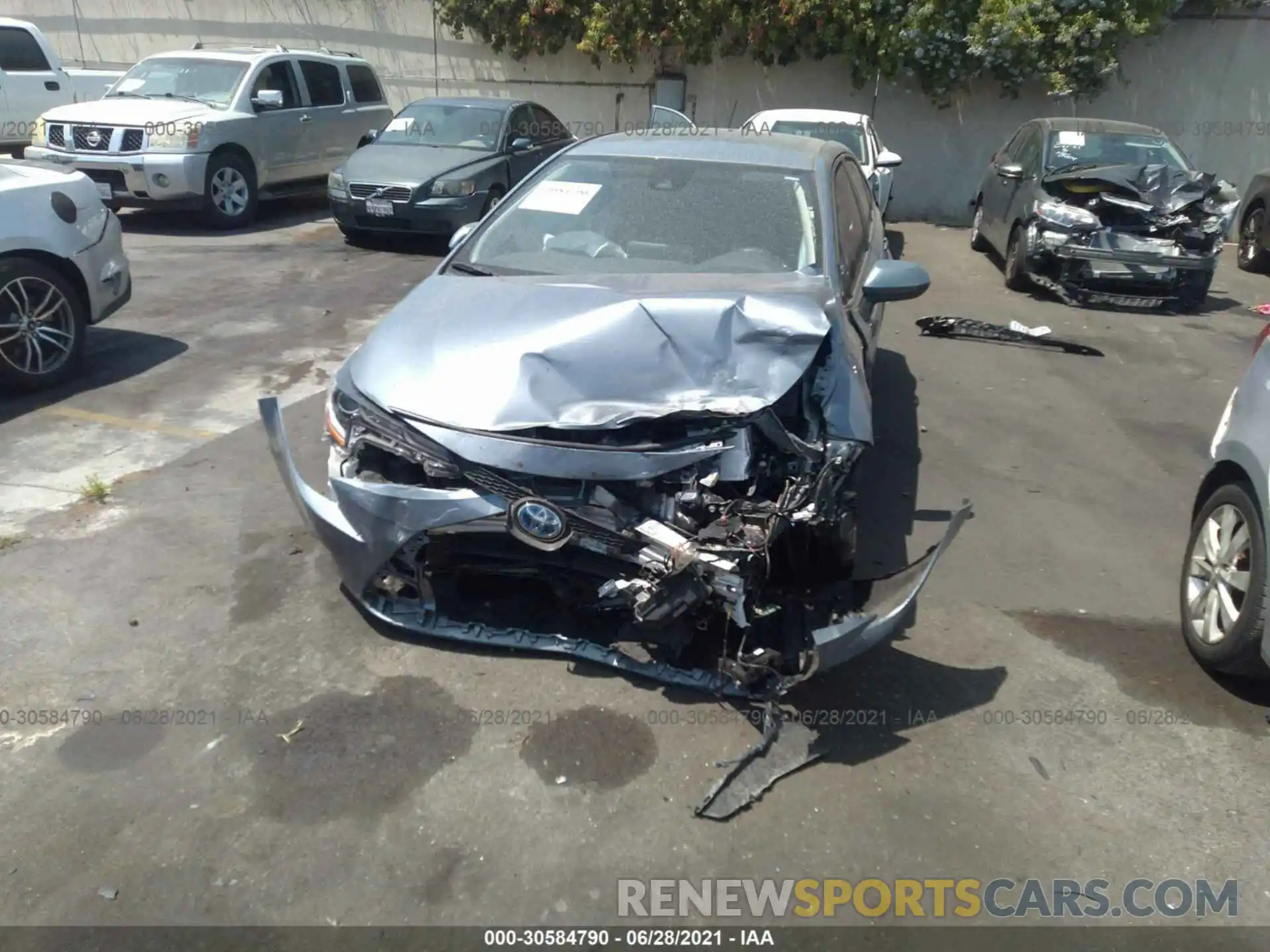 6 Photograph of a damaged car JTDEAMDEXMJ007568 TOYOTA COROLLA 2021