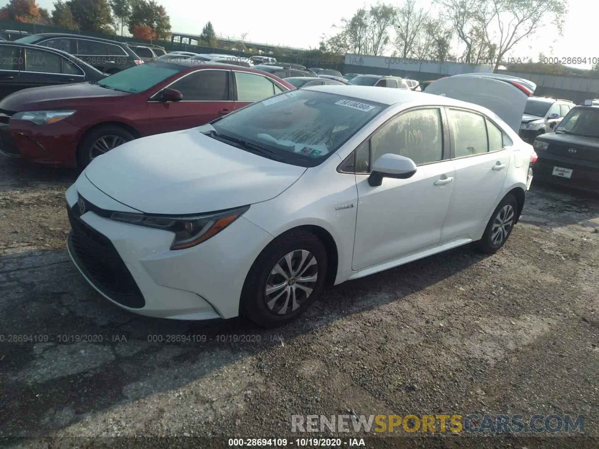 2 Photograph of a damaged car JTDEAMDEXMJ008848 TOYOTA COROLLA 2021