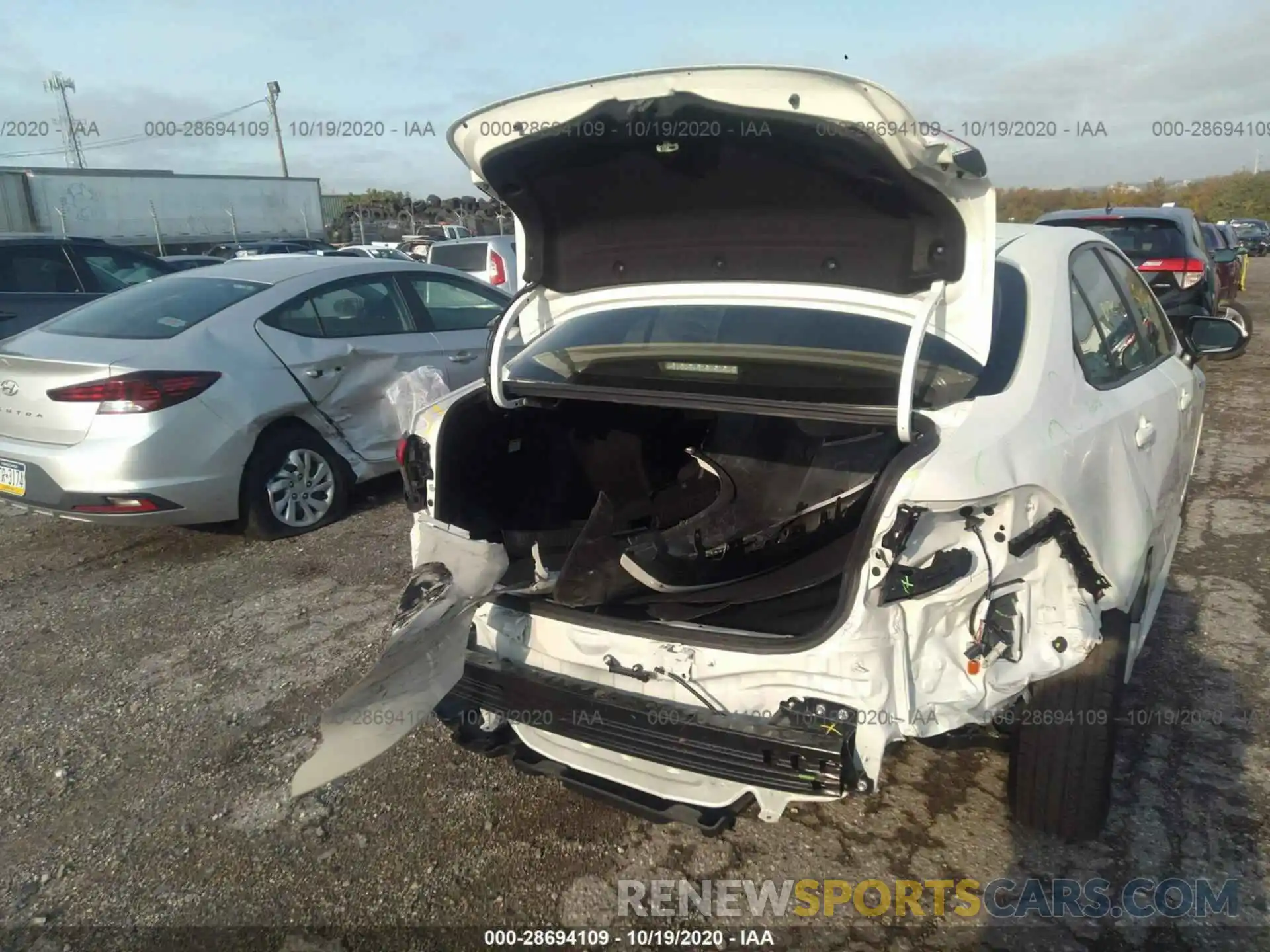 6 Photograph of a damaged car JTDEAMDEXMJ008848 TOYOTA COROLLA 2021