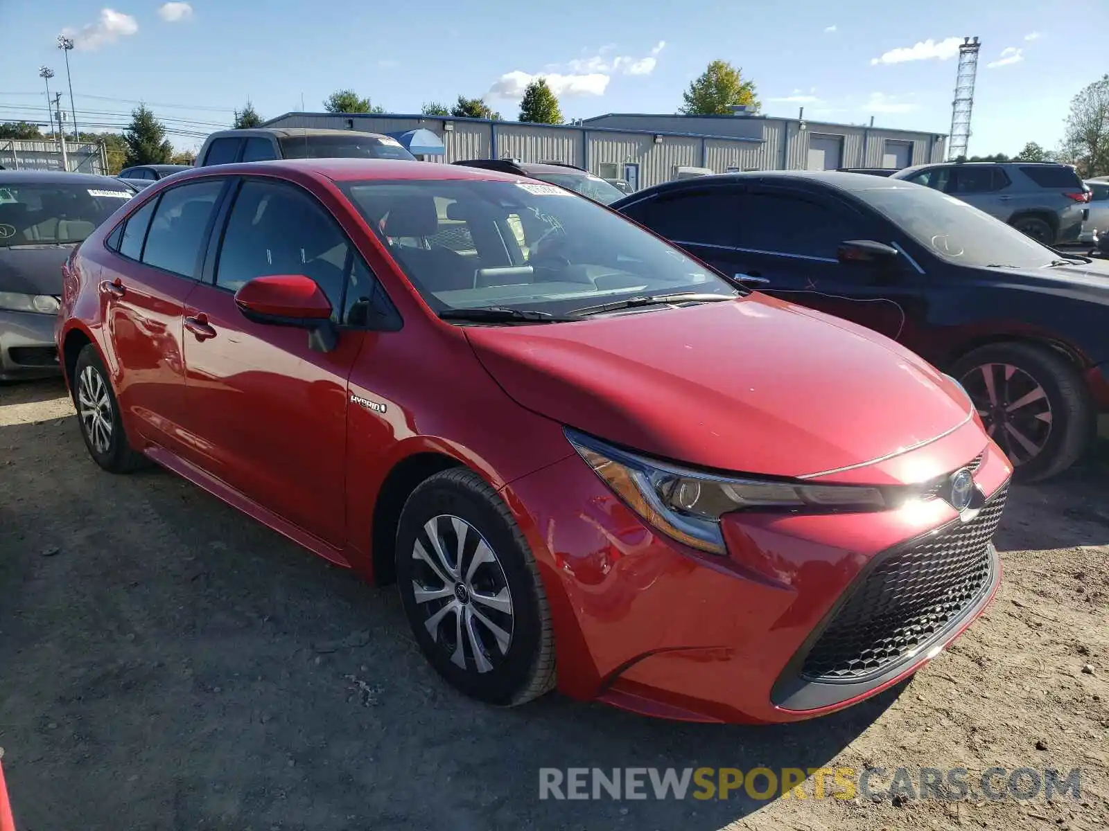 1 Photograph of a damaged car JTDEAMDEXMJ009630 TOYOTA COROLLA 2021