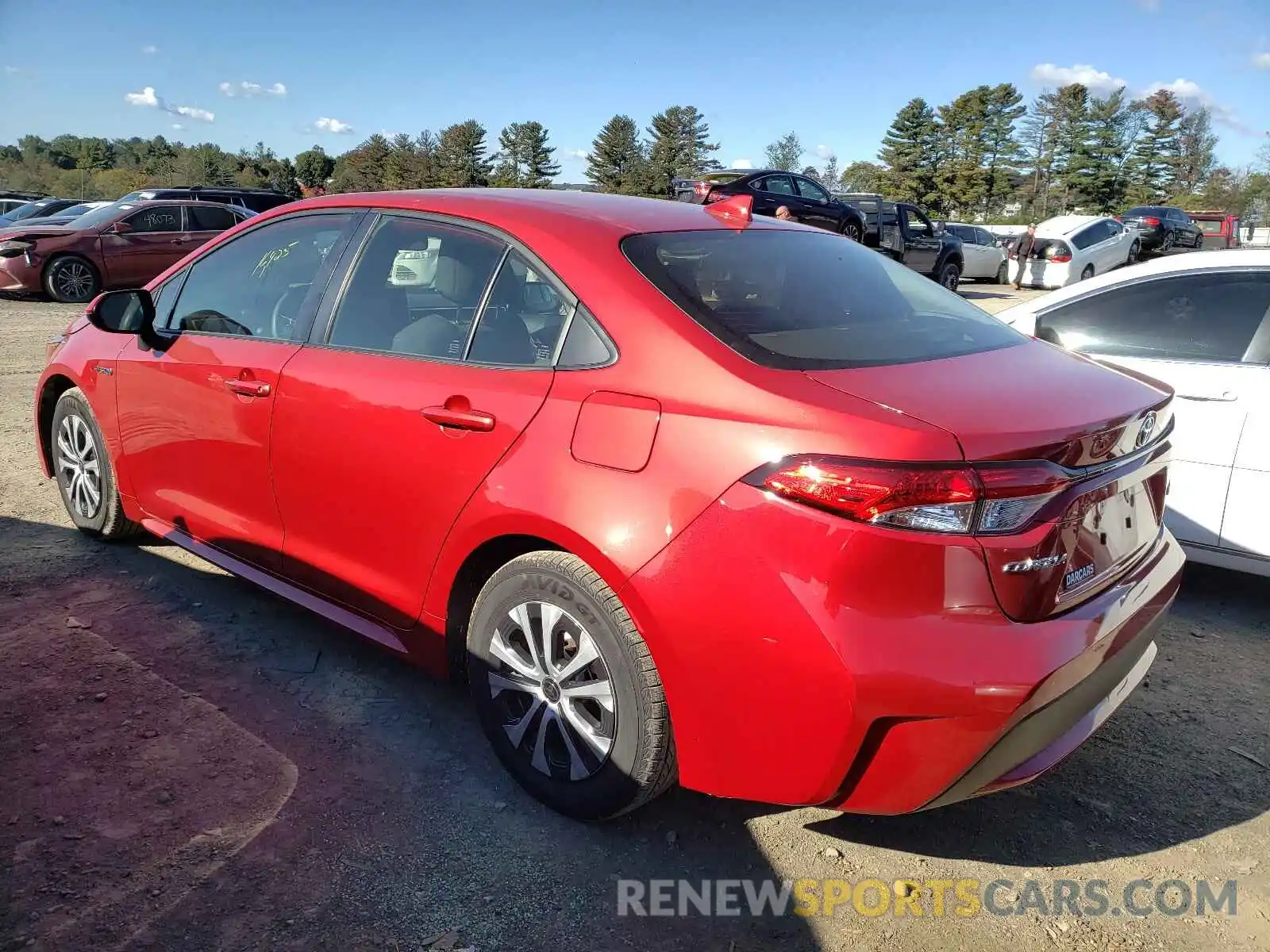 3 Photograph of a damaged car JTDEAMDEXMJ009630 TOYOTA COROLLA 2021