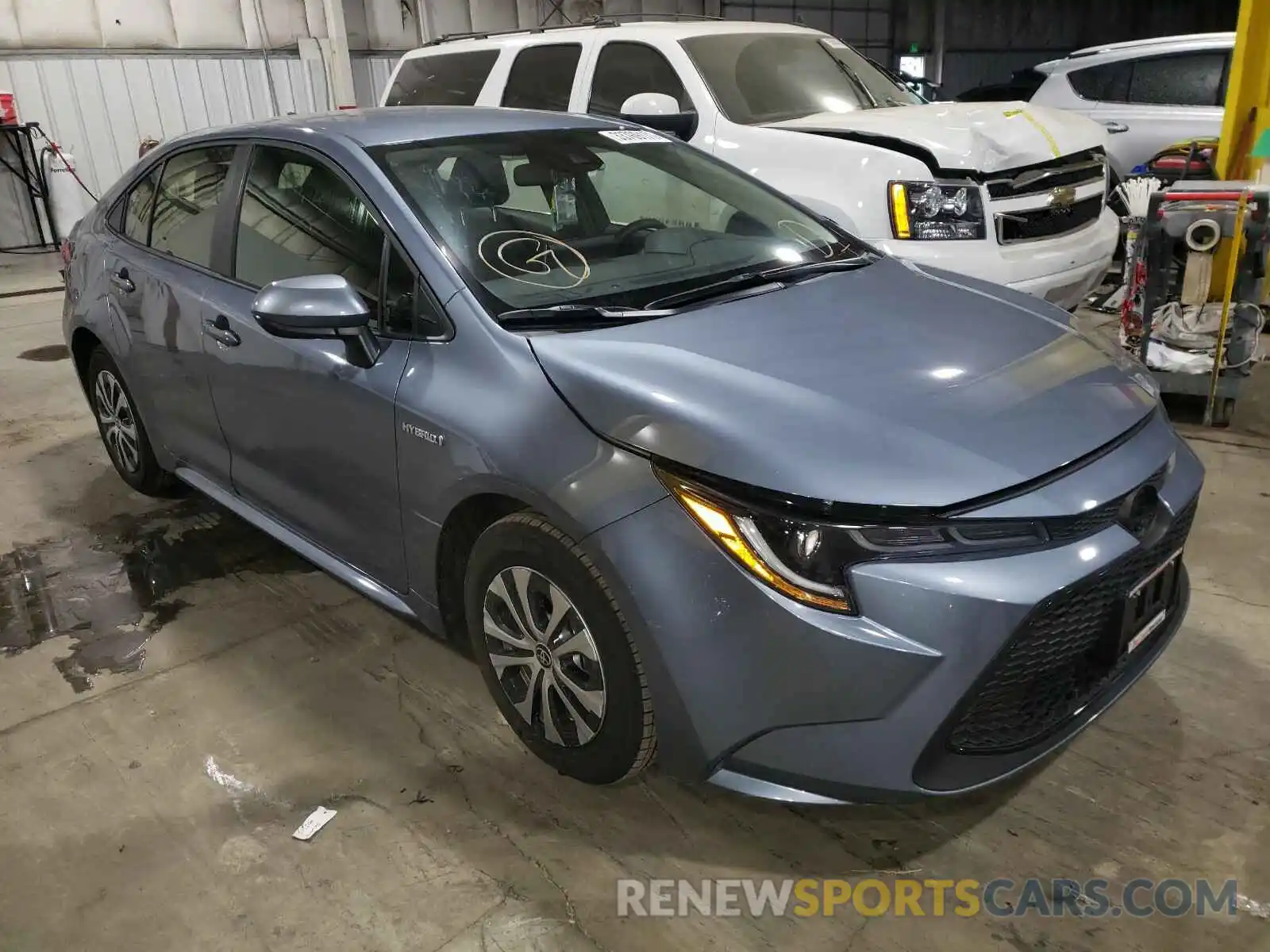 1 Photograph of a damaged car JTDEAMDEXMJ010969 TOYOTA COROLLA 2021