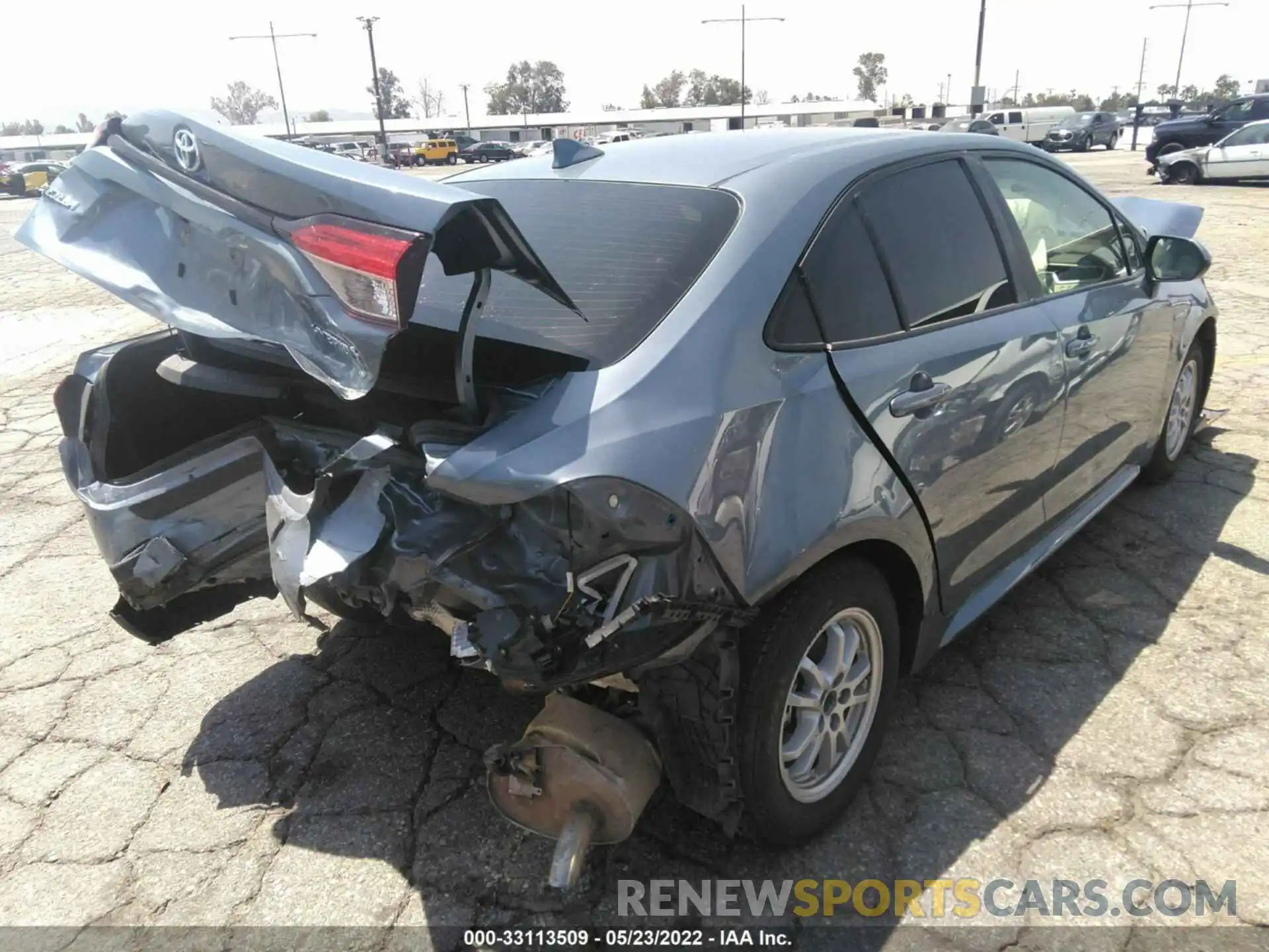 4 Photograph of a damaged car JTDEAMDEXMJ013693 TOYOTA COROLLA 2021