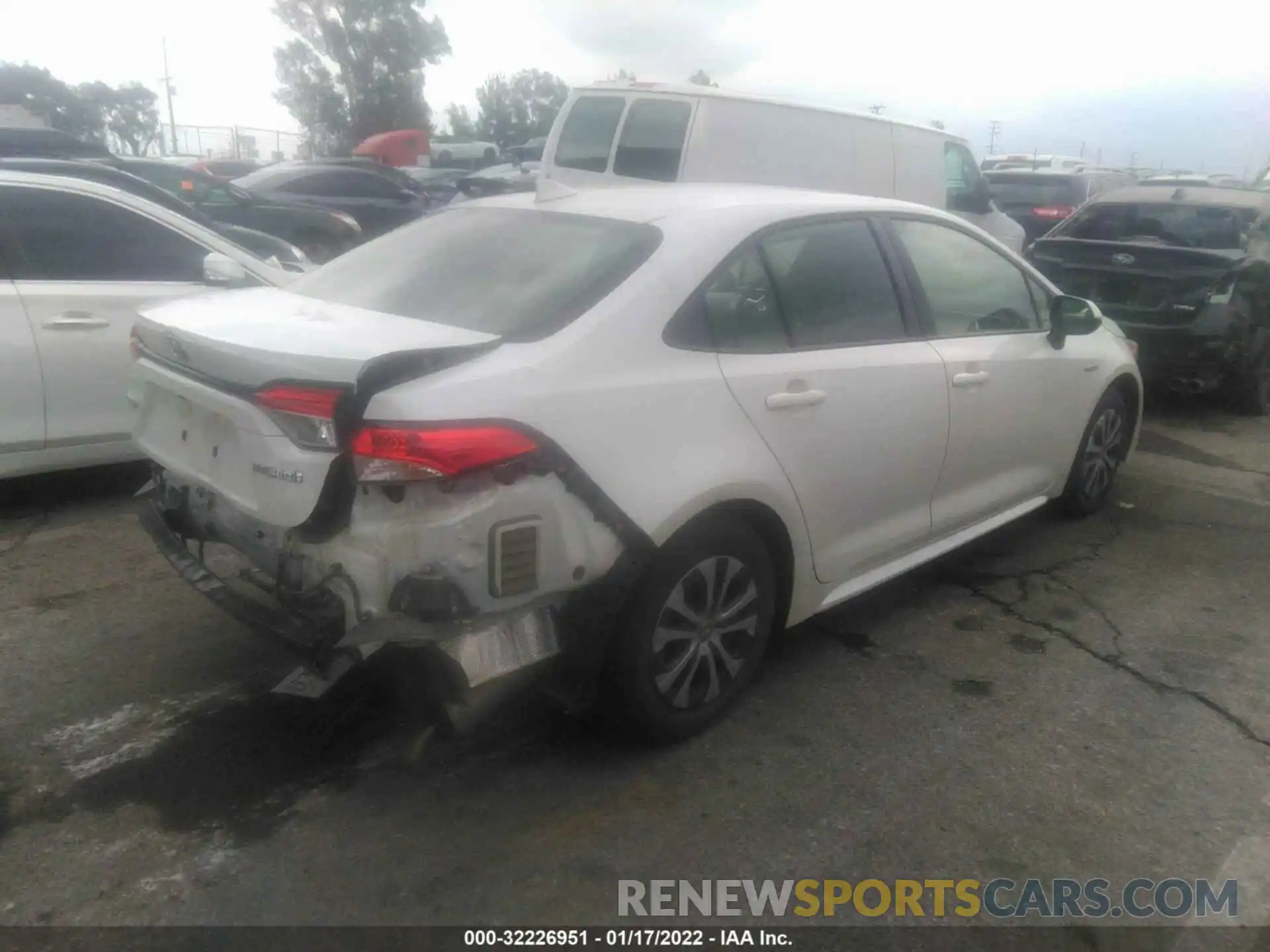 4 Photograph of a damaged car JTDEAMDEXMJ014200 TOYOTA COROLLA 2021