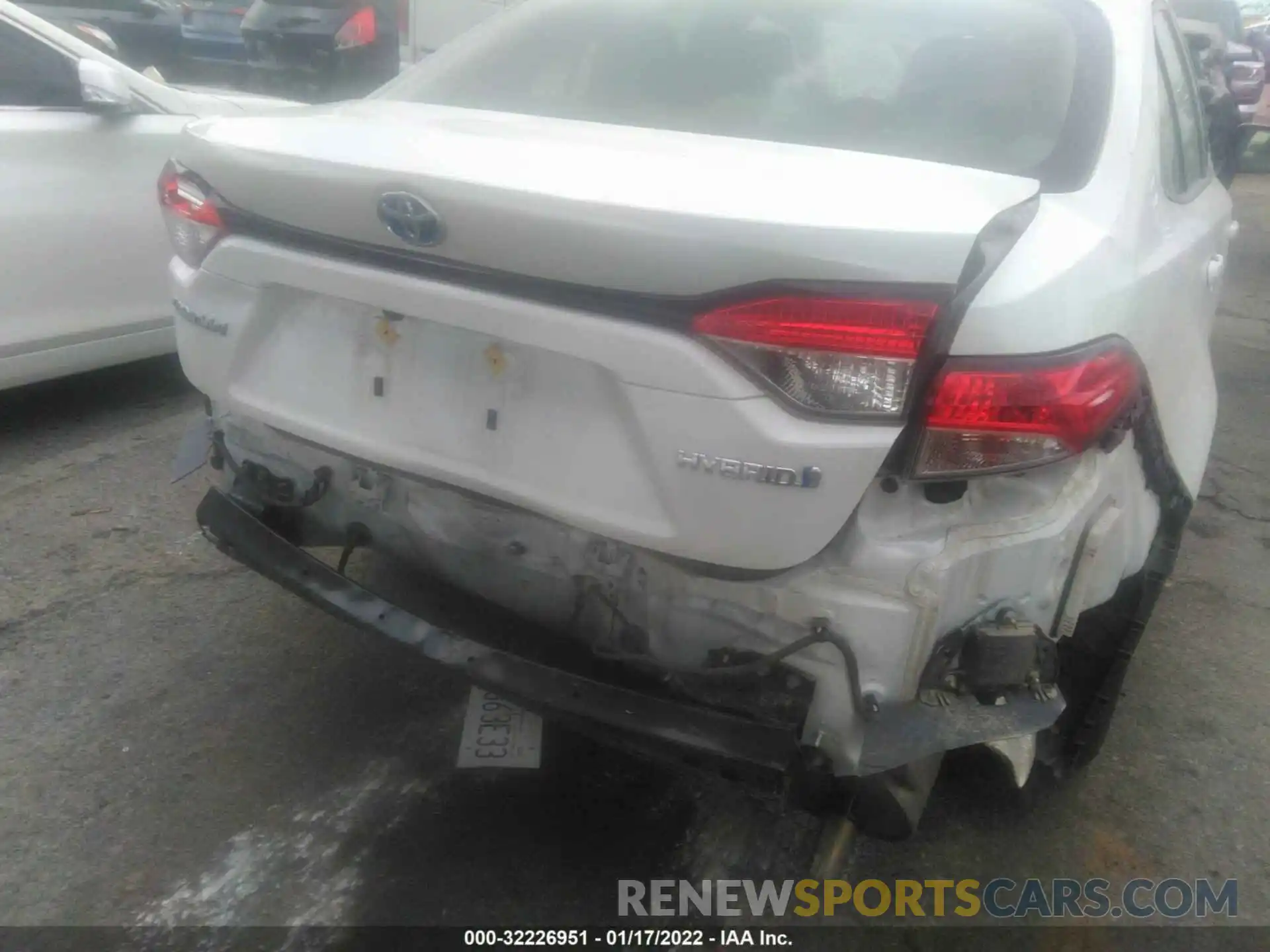 6 Photograph of a damaged car JTDEAMDEXMJ014200 TOYOTA COROLLA 2021