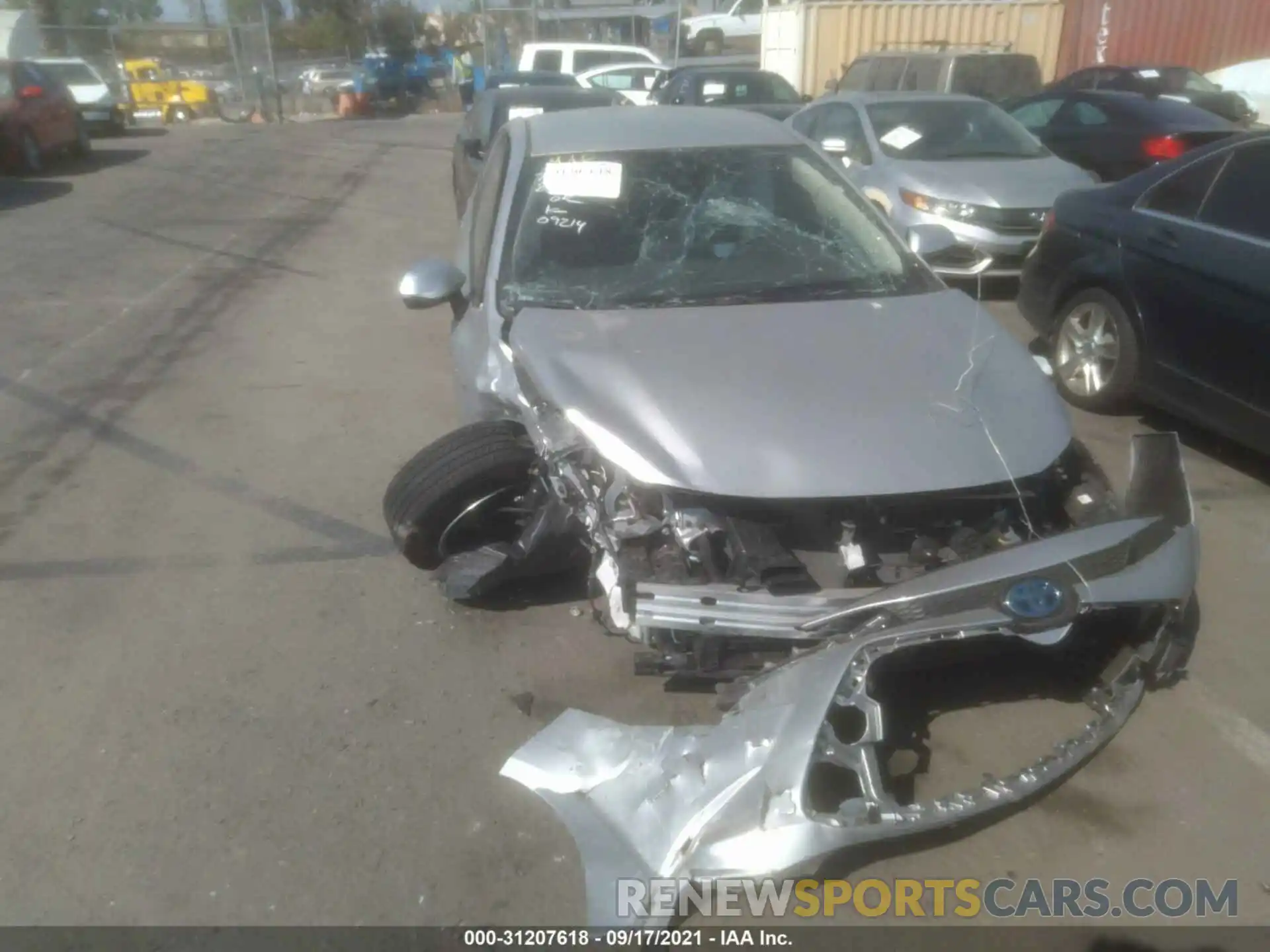 6 Photograph of a damaged car JTDEAMDEXMJ015752 TOYOTA COROLLA 2021