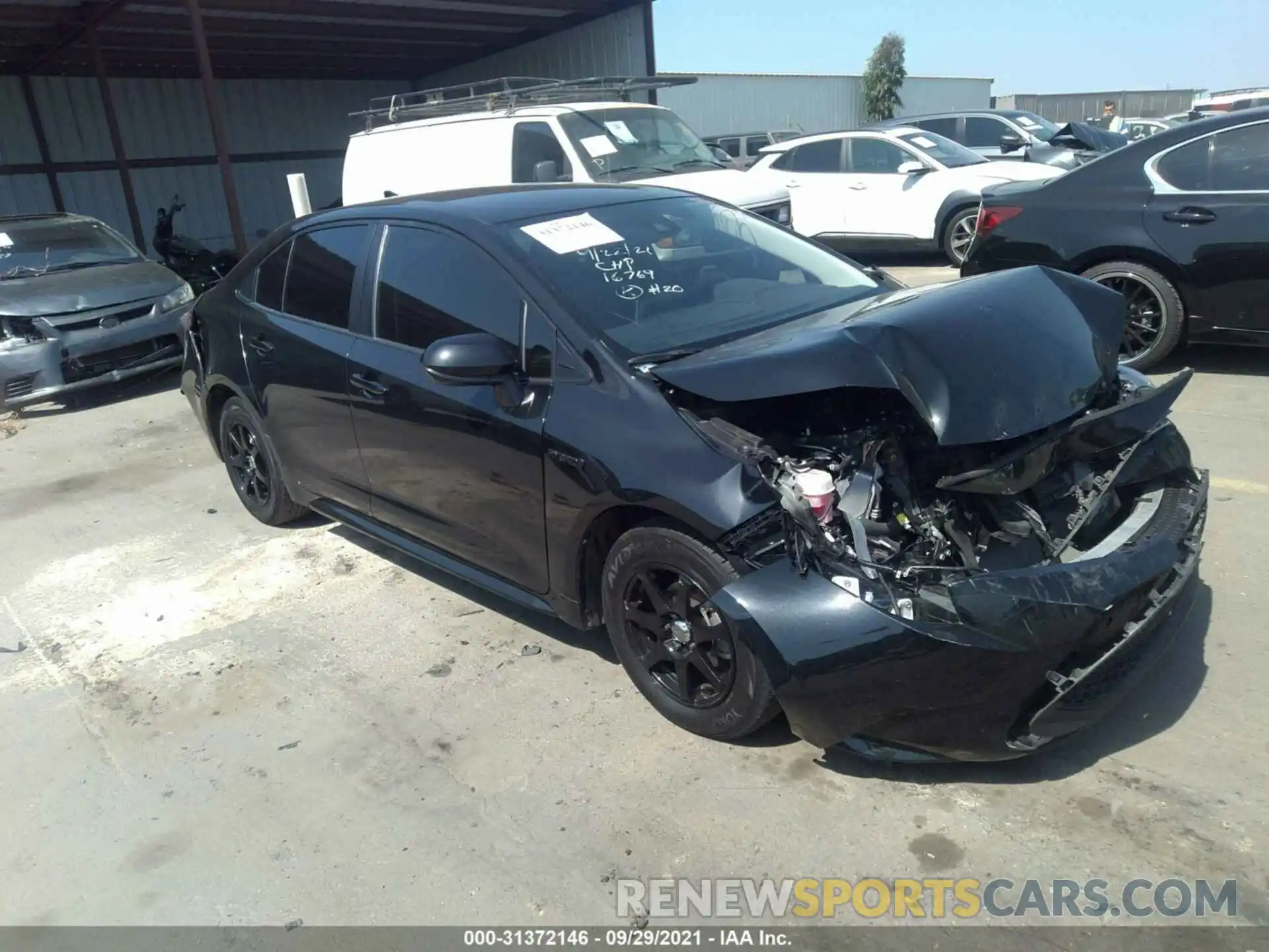 1 Photograph of a damaged car JTDEAMDEXMJ016769 TOYOTA COROLLA 2021