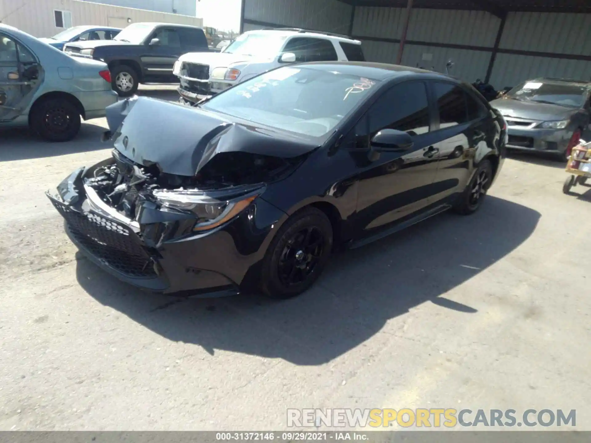 2 Photograph of a damaged car JTDEAMDEXMJ016769 TOYOTA COROLLA 2021