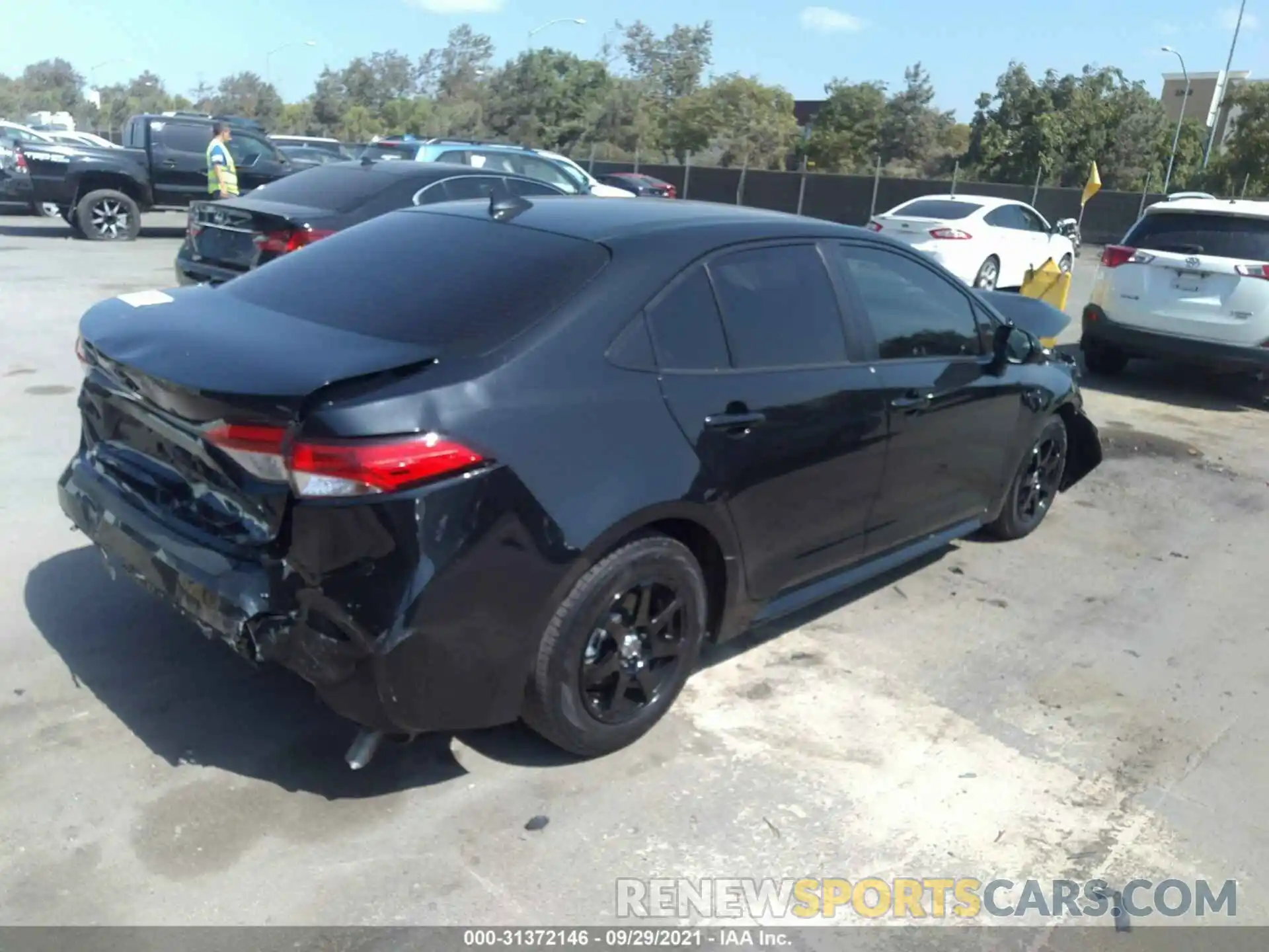 4 Photograph of a damaged car JTDEAMDEXMJ016769 TOYOTA COROLLA 2021