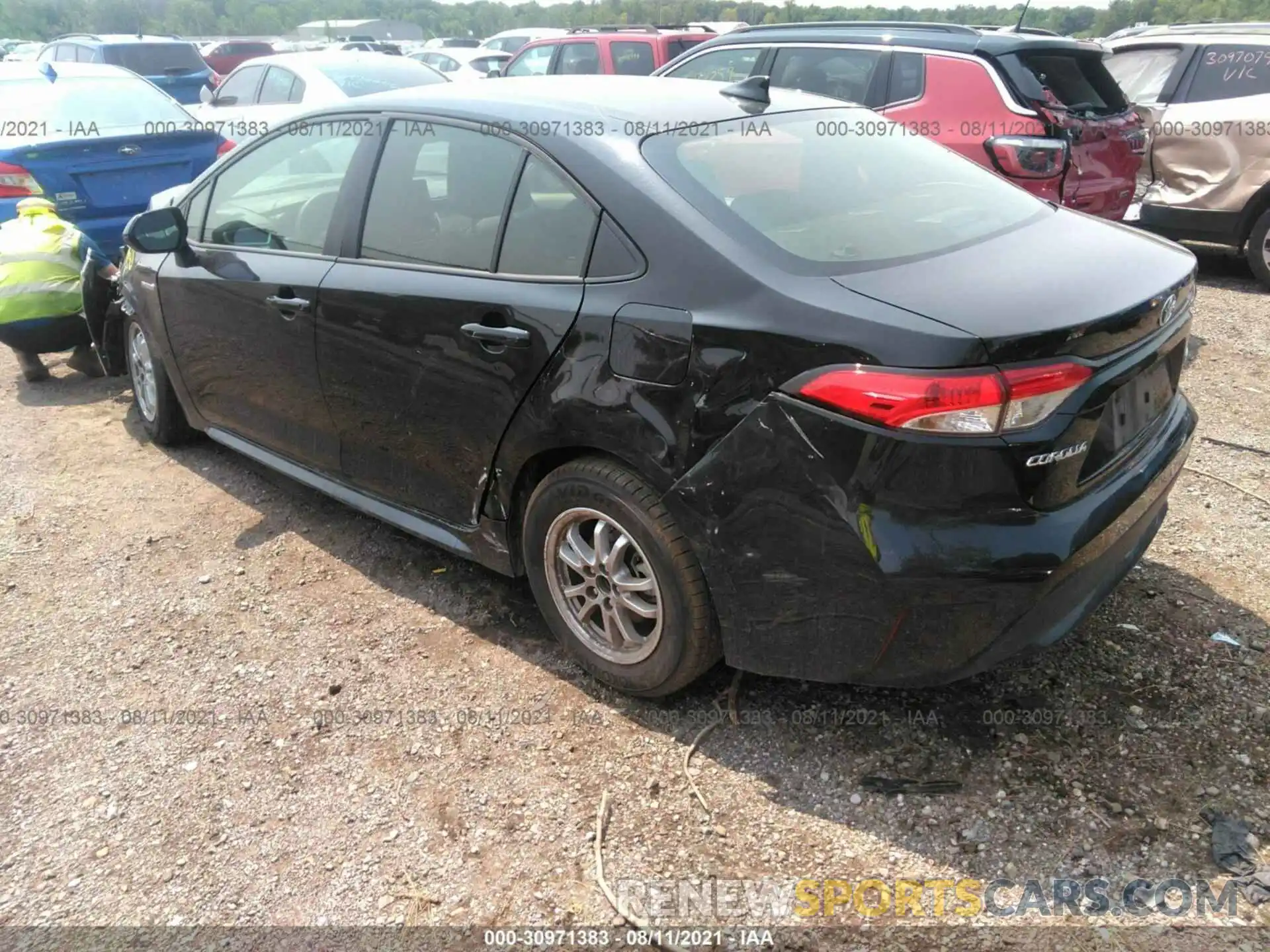 3 Photograph of a damaged car JTDEAMDEXMJ018621 TOYOTA COROLLA 2021