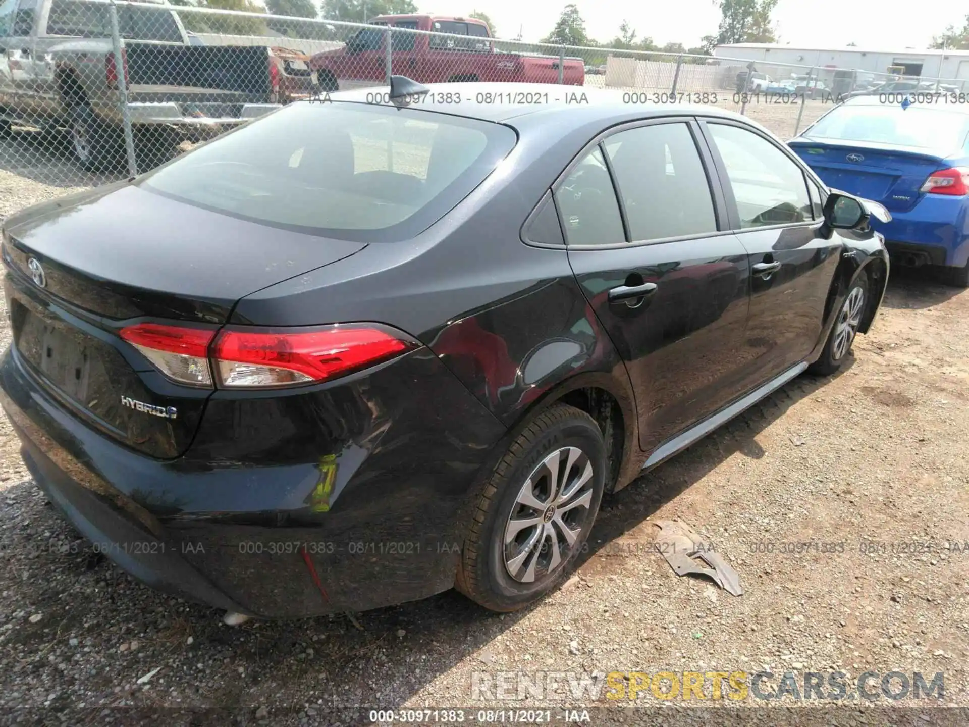 4 Photograph of a damaged car JTDEAMDEXMJ018621 TOYOTA COROLLA 2021