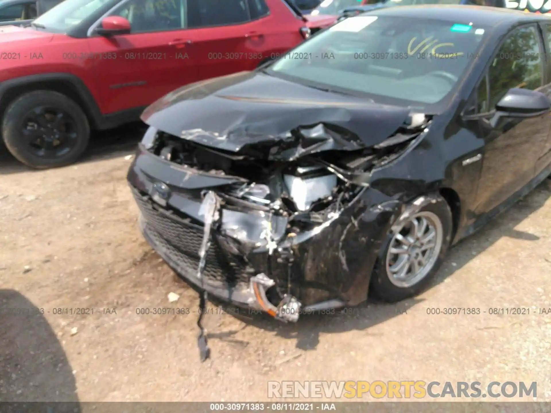 6 Photograph of a damaged car JTDEAMDEXMJ018621 TOYOTA COROLLA 2021