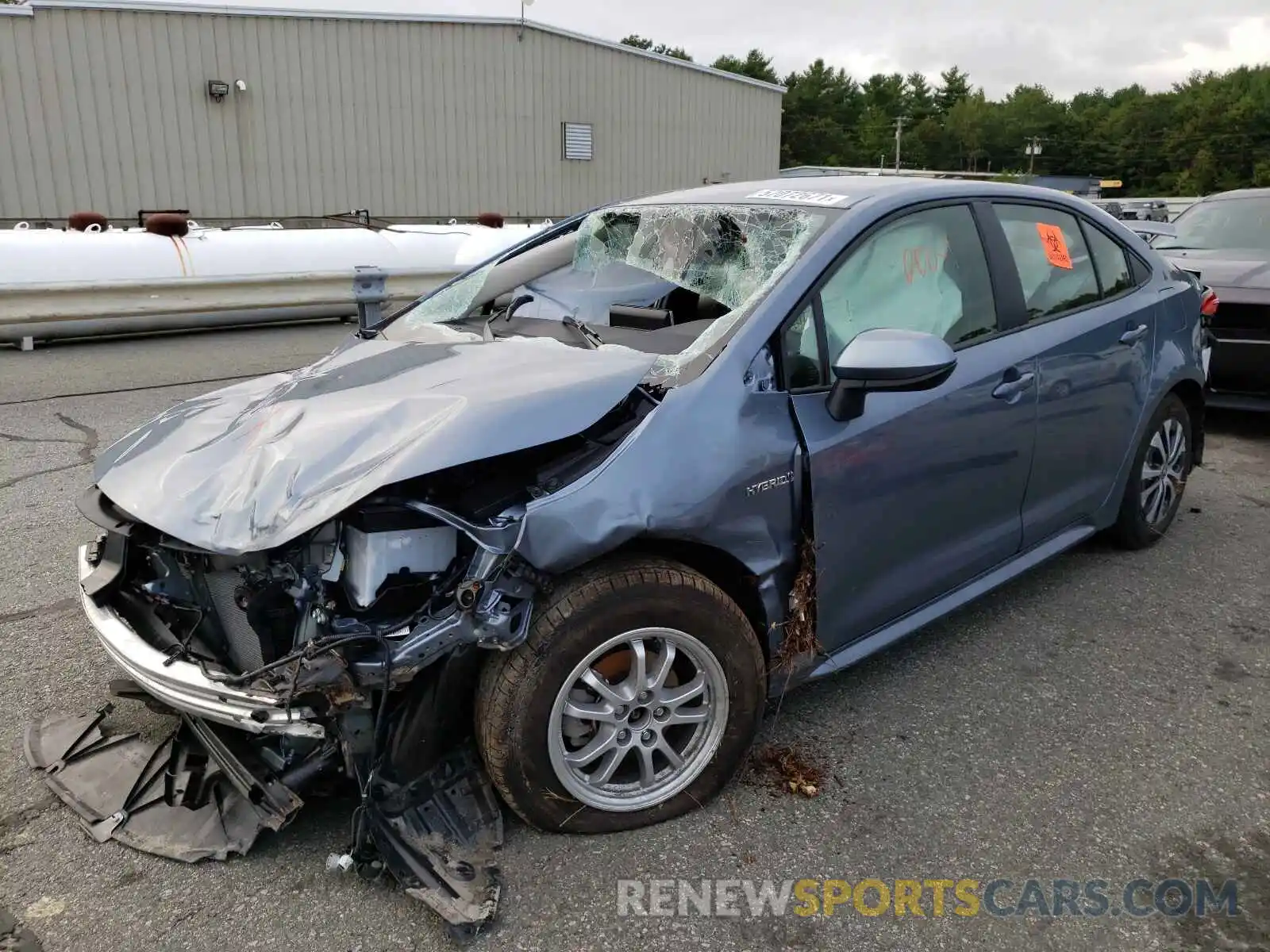 2 Photograph of a damaged car JTDEAMDEXMJ019204 TOYOTA COROLLA 2021