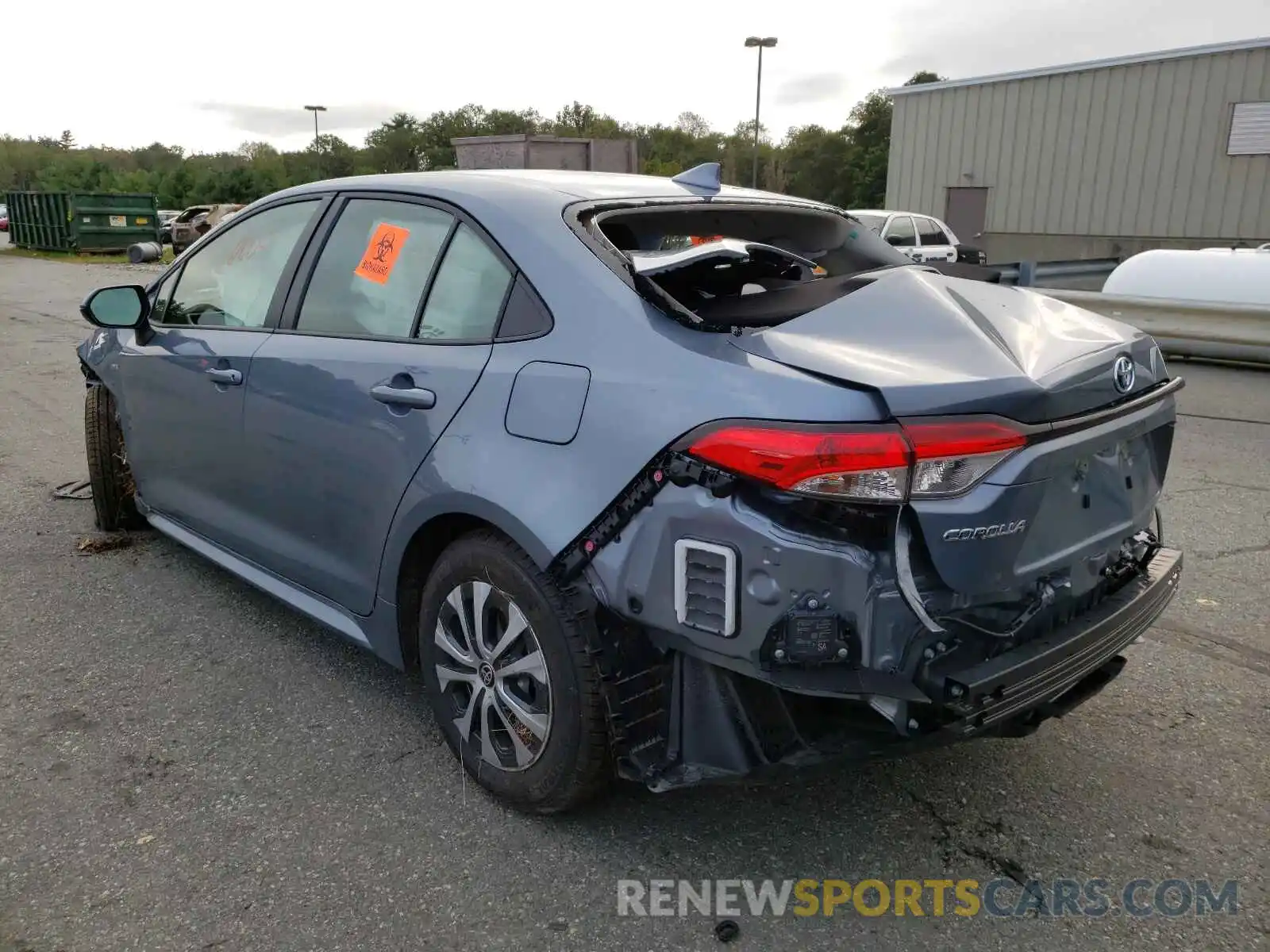 3 Photograph of a damaged car JTDEAMDEXMJ019204 TOYOTA COROLLA 2021