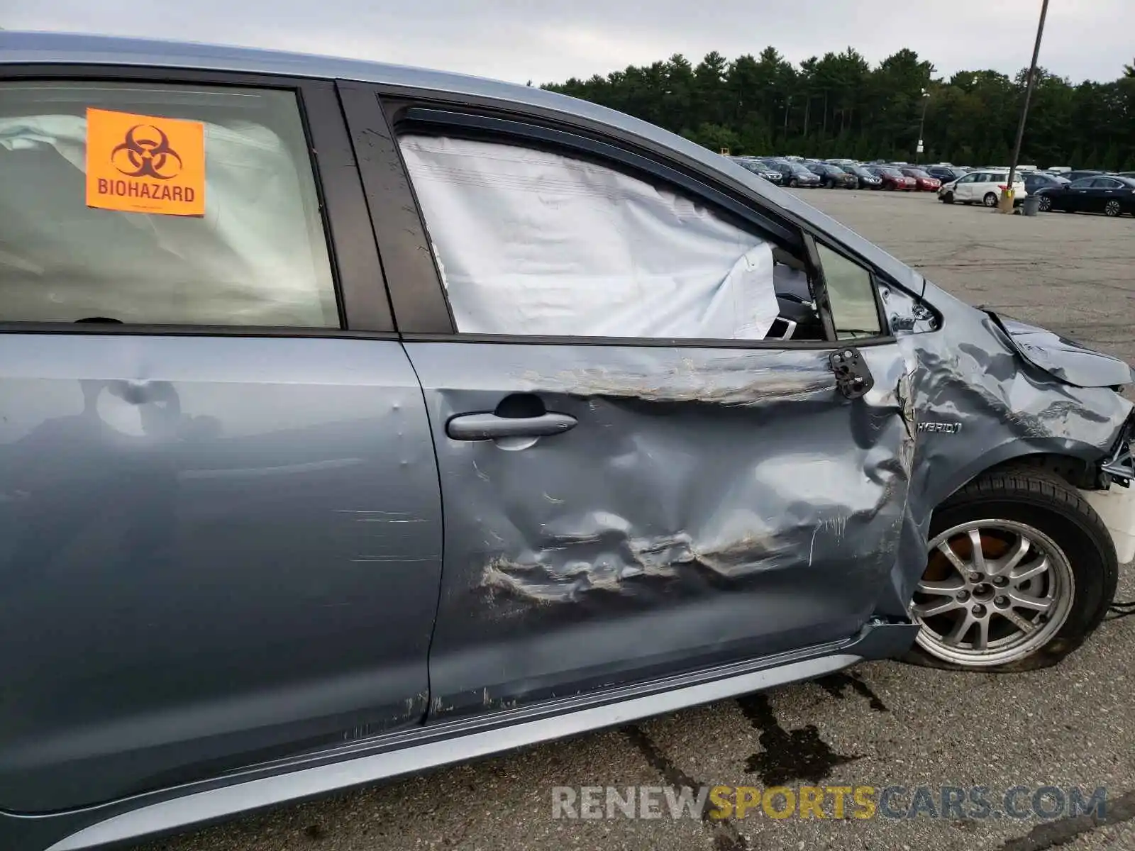 9 Photograph of a damaged car JTDEAMDEXMJ019204 TOYOTA COROLLA 2021