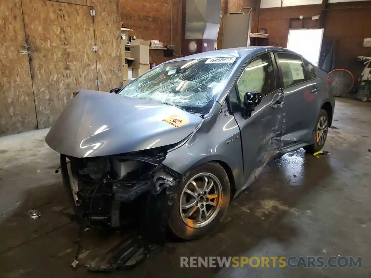 2 Photograph of a damaged car JTDEAMDEXMJ020031 TOYOTA COROLLA 2021