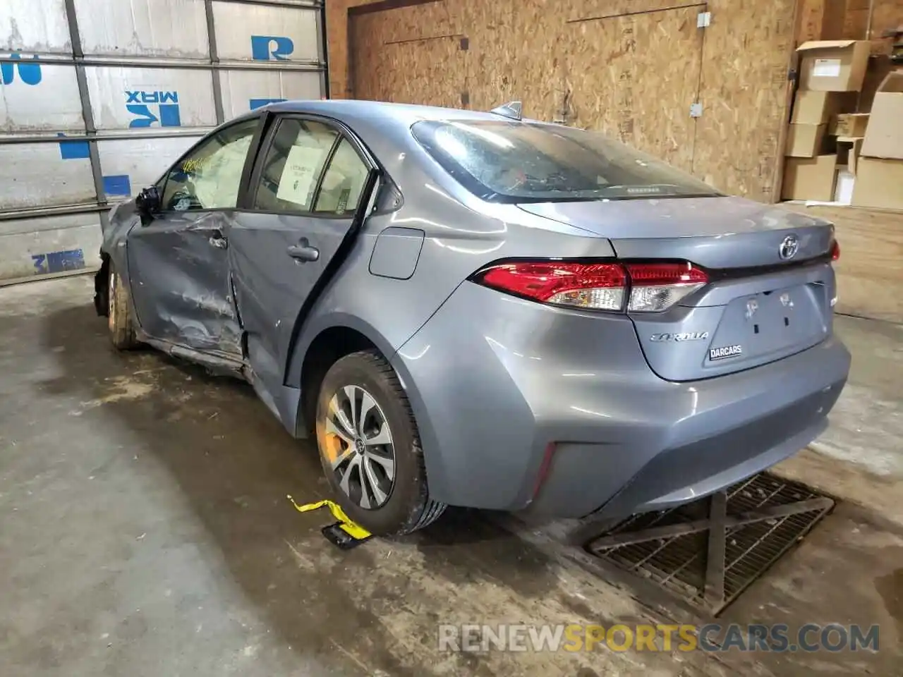 3 Photograph of a damaged car JTDEAMDEXMJ020031 TOYOTA COROLLA 2021