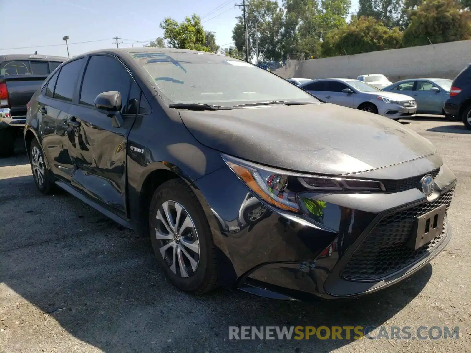 1 Photograph of a damaged car JTDEAMDEXMJ020451 TOYOTA COROLLA 2021