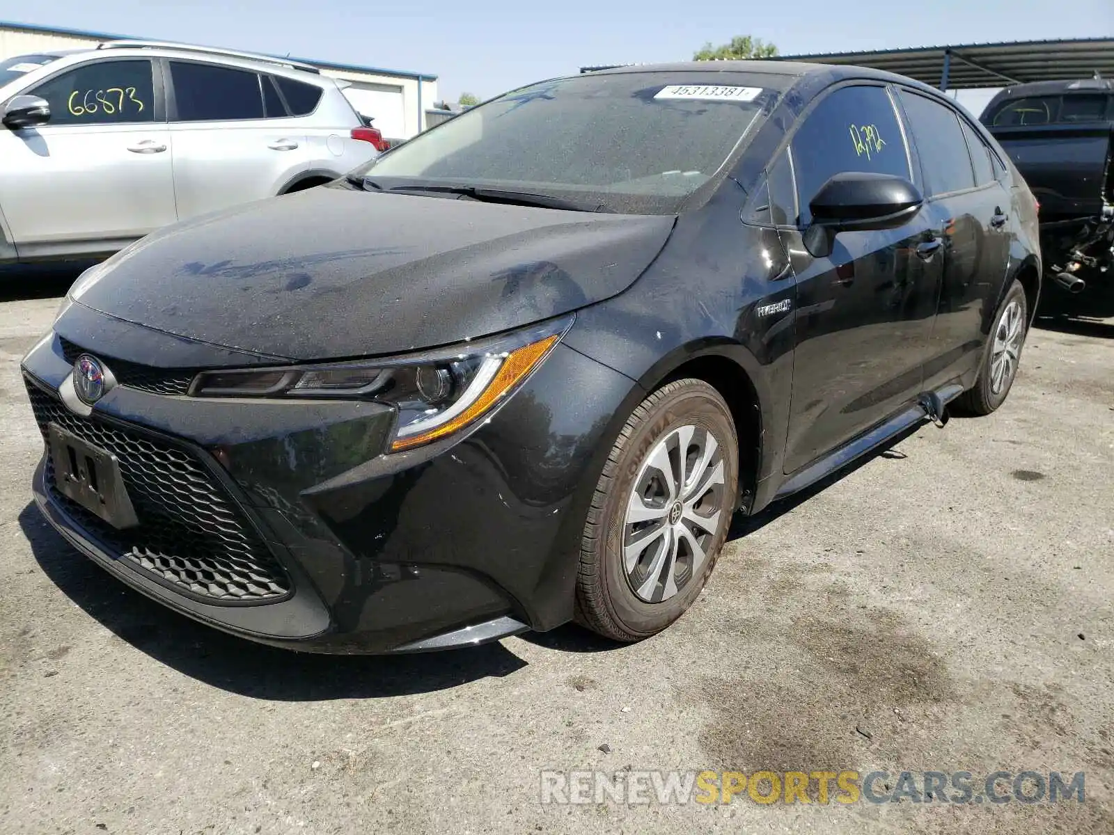 2 Photograph of a damaged car JTDEAMDEXMJ020451 TOYOTA COROLLA 2021