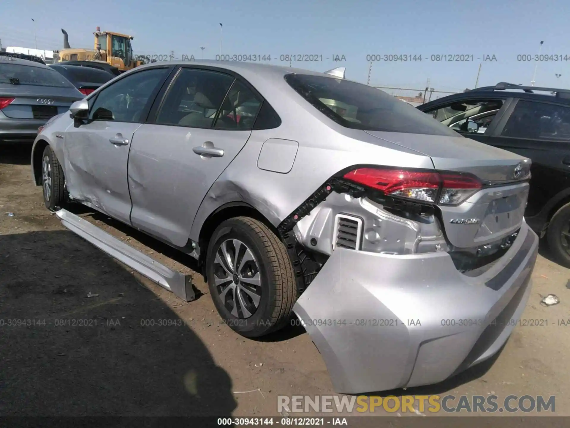 3 Photograph of a damaged car JTDEAMDEXMJ020661 TOYOTA COROLLA 2021