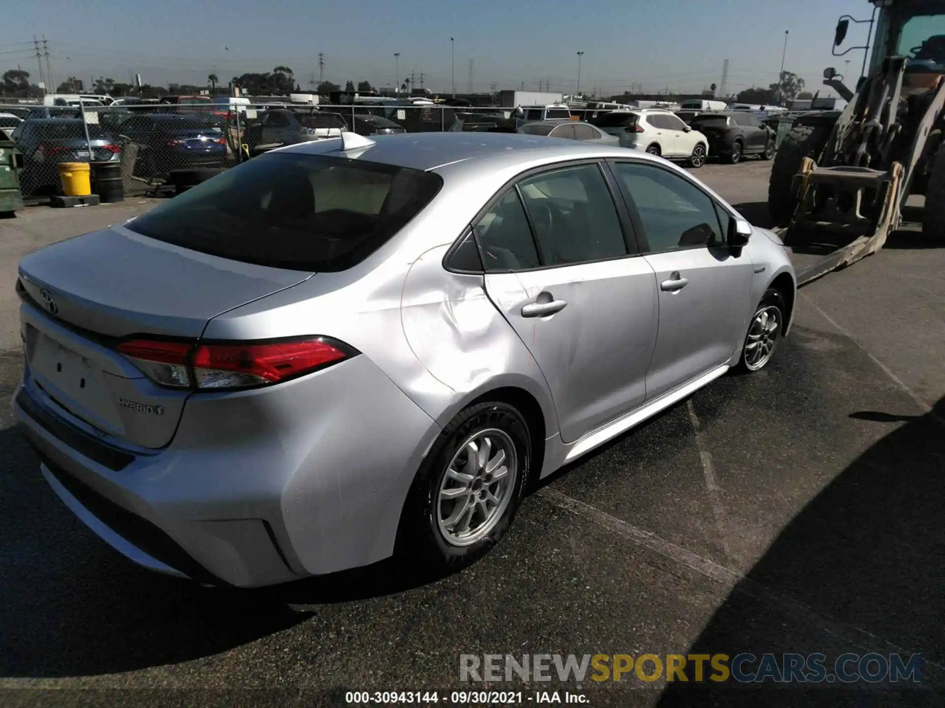 4 Photograph of a damaged car JTDEAMDEXMJ020661 TOYOTA COROLLA 2021