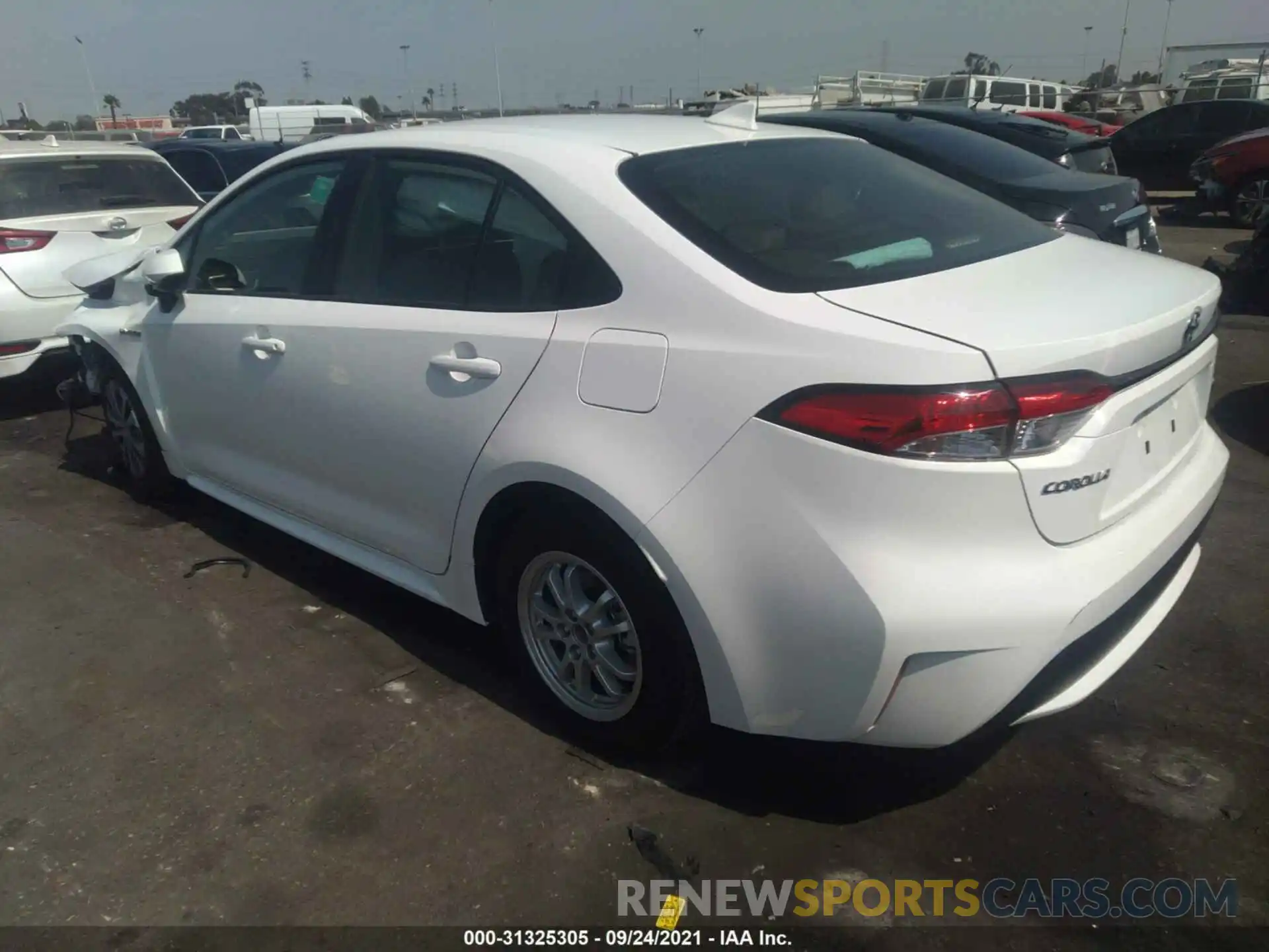 3 Photograph of a damaged car JTDEAMDEXMJ020885 TOYOTA COROLLA 2021