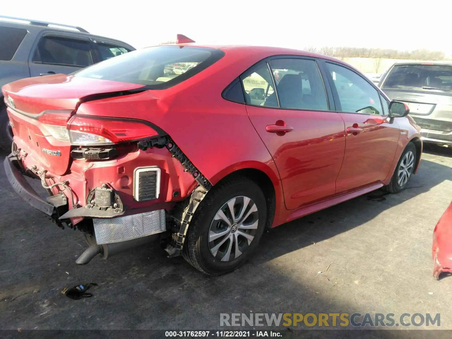 4 Photograph of a damaged car JTDEAMDEXMJ021499 TOYOTA COROLLA 2021